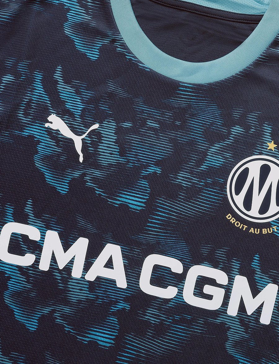 PUMA - Olympique de Marseille Away Jersey Replica - fußballoberteile - new navy-baltic sea blue - 2