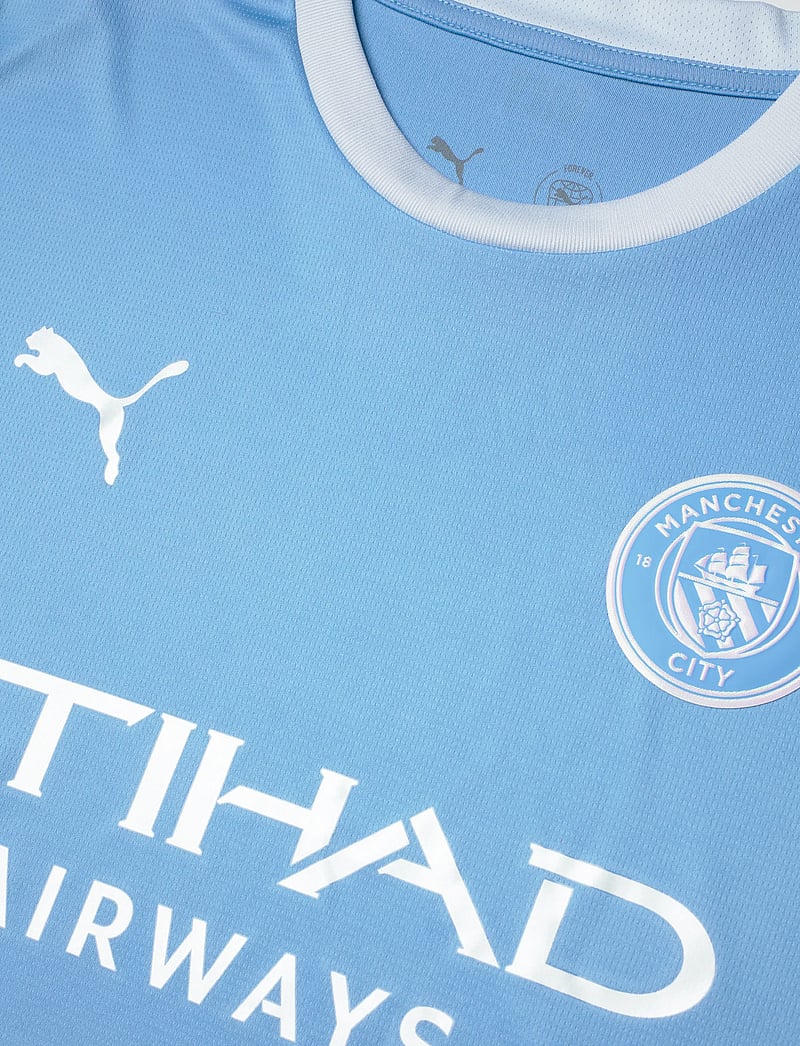 PUMA - MCFC Home Jersey Replica - fodboldtrøjer - team light blue-icy blue - 3