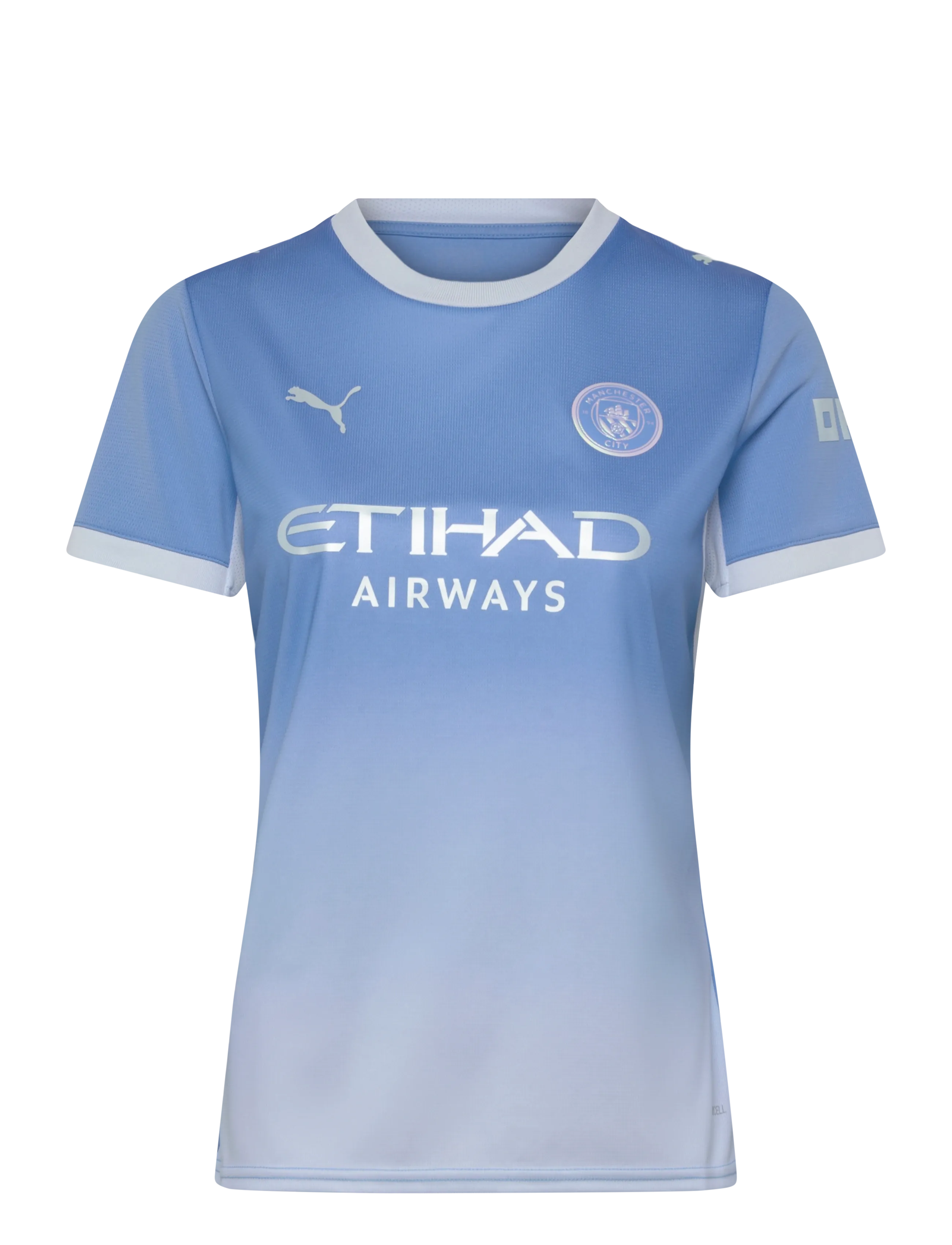 PUMA MCFC Home Jersey Replica W - Jalgpallisärgid - TEAM LIGHT BLUE-ICY BLUE / blue