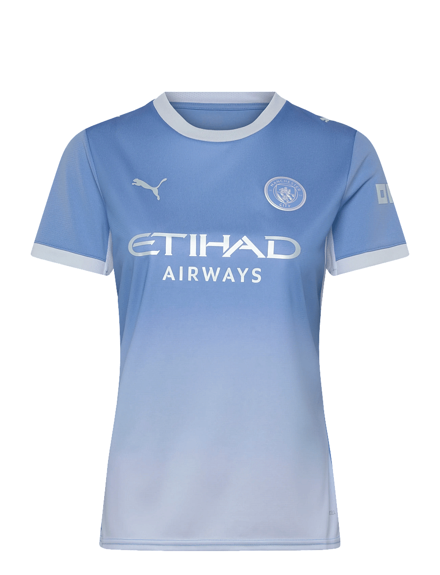PUMA - Manchester City F.C. Home Jersey Replica W - fodboldtrøjer - team light blue-icy blue - 0
