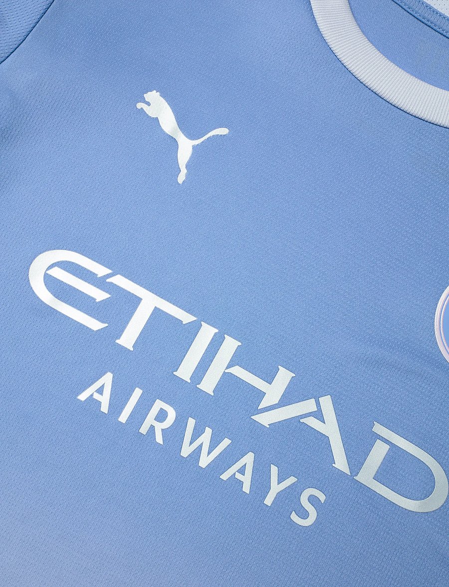 PUMA - Manchester City F.C. Home Jersey Replica W - fodboldtrøjer - team light blue-icy blue - 2