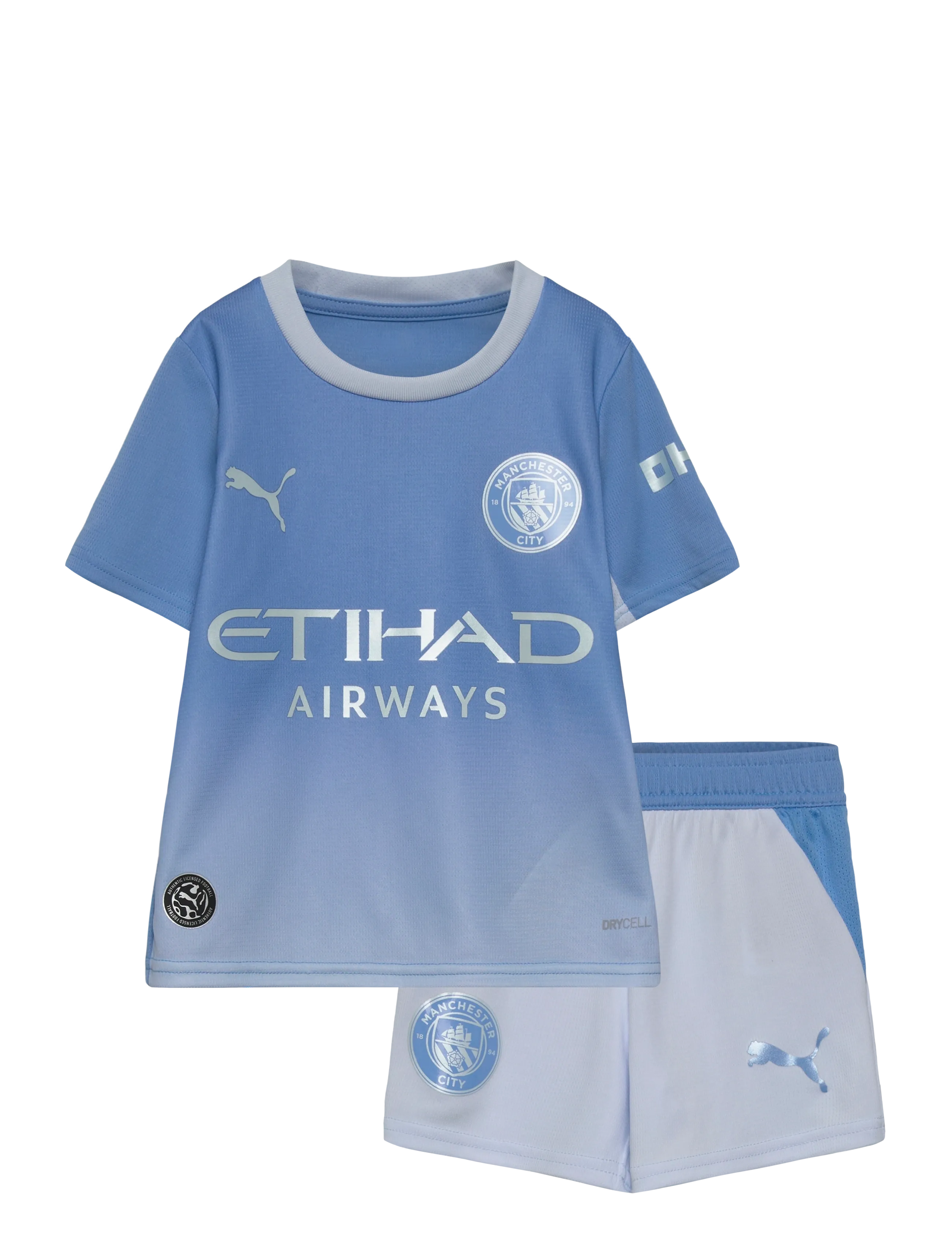 PUMA Manchester City F.c. Home Minikit, Børn, Baby Fodbold Sæt, Blå, Str: 110