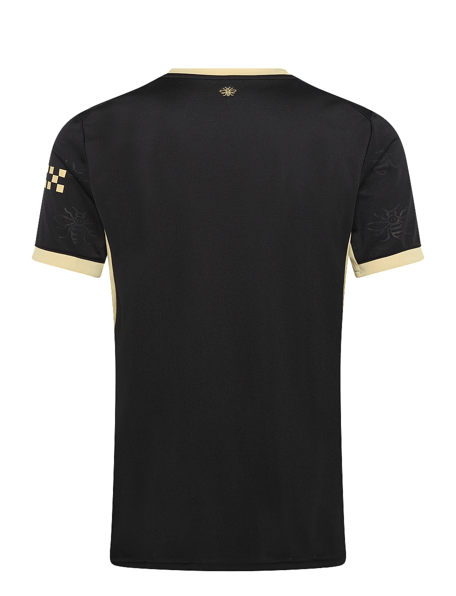 PUMA - MCFC Away Jersey Replica - fotbollströjor - puma black-flaxen - 1