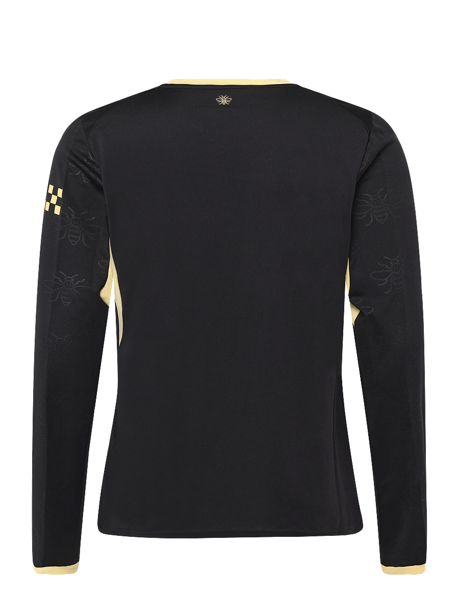 PUMA - MCFC Away Jersey Replica LS - fotbollströjor - puma black-flaxen - 1
