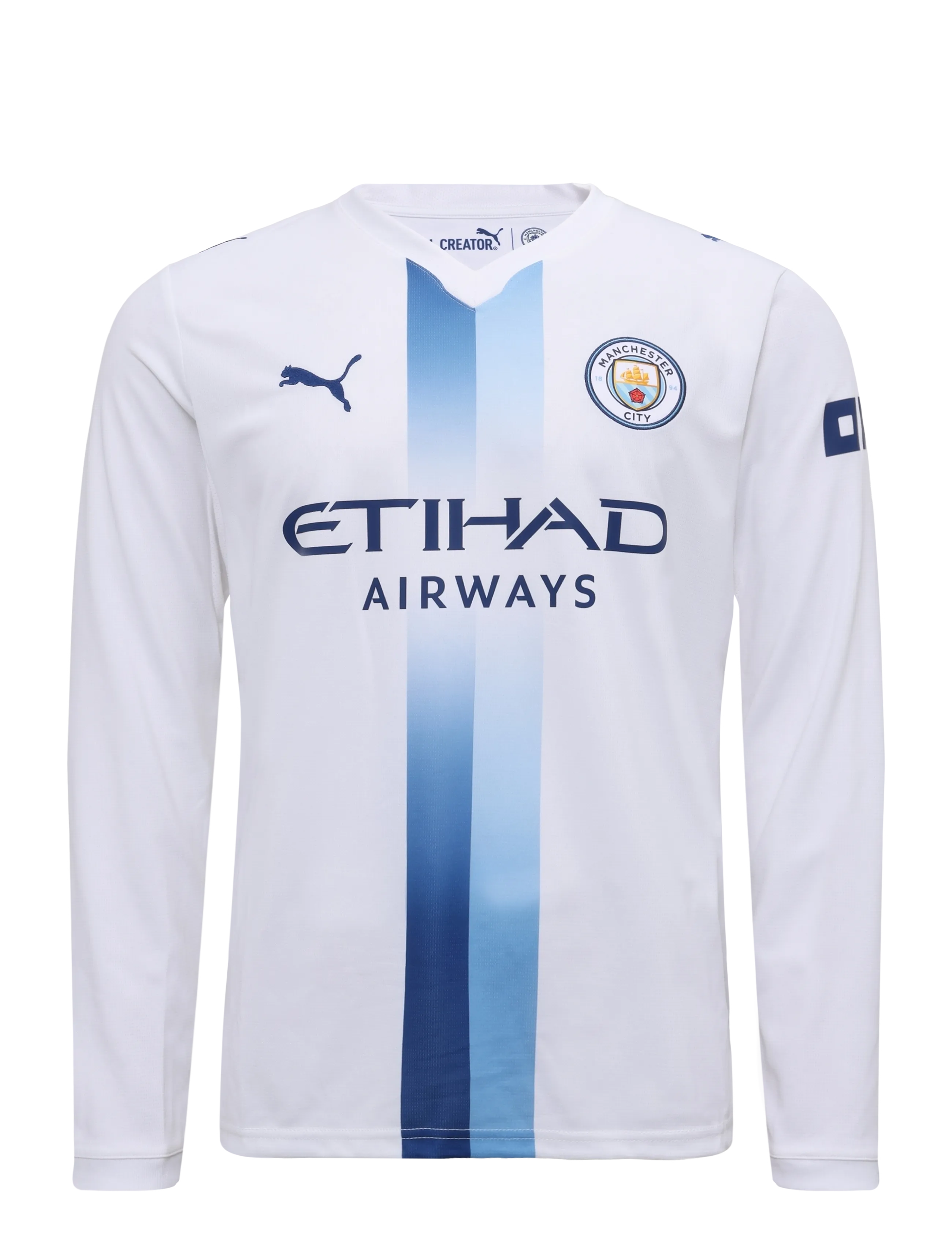 PUMA Manchester City Third Jersey Replica Long-sleeved 26/27 - Alussärgid - PUMA WHITE-BLAZING BLUE / white