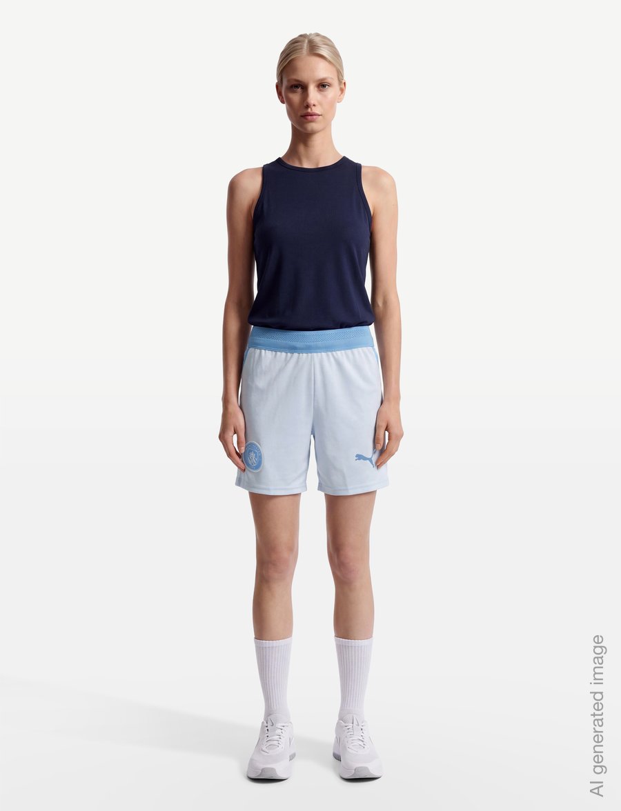 PUMA - Manchester City F.C. Shorts Replica Jr - sport-shorts - icy blue-team light blue - 4