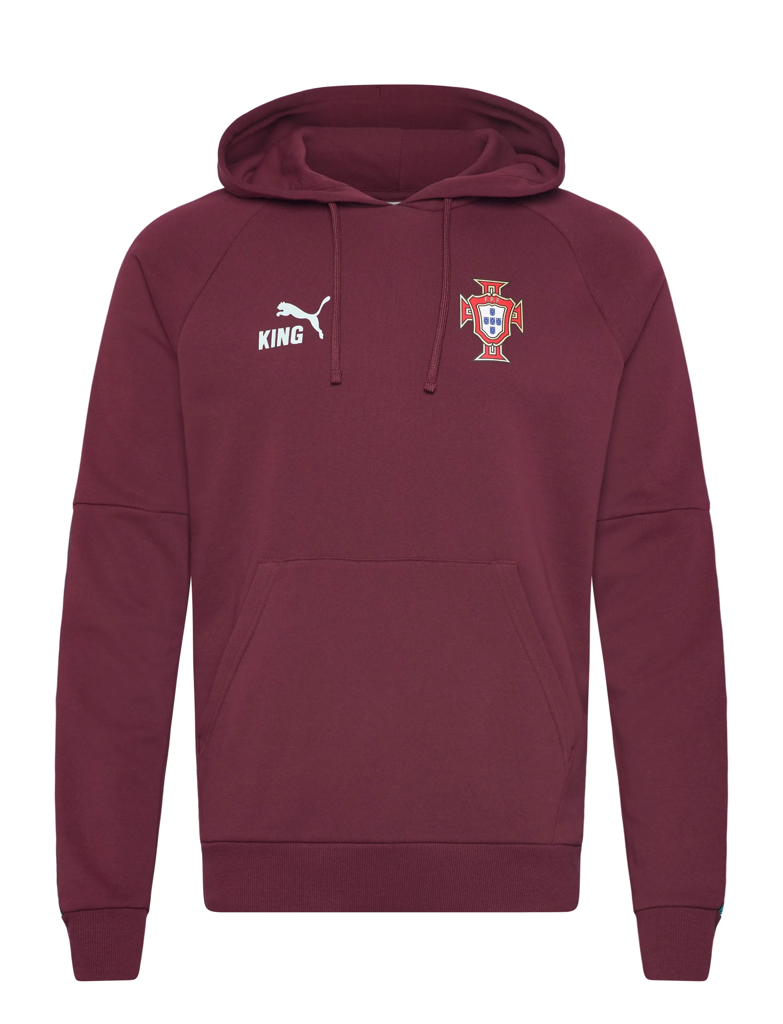 PUMA Fpf King Hoodie, XXL, Burgundy, Sport Sweatshirts & Hoodies > Sport Hoodies, Herre