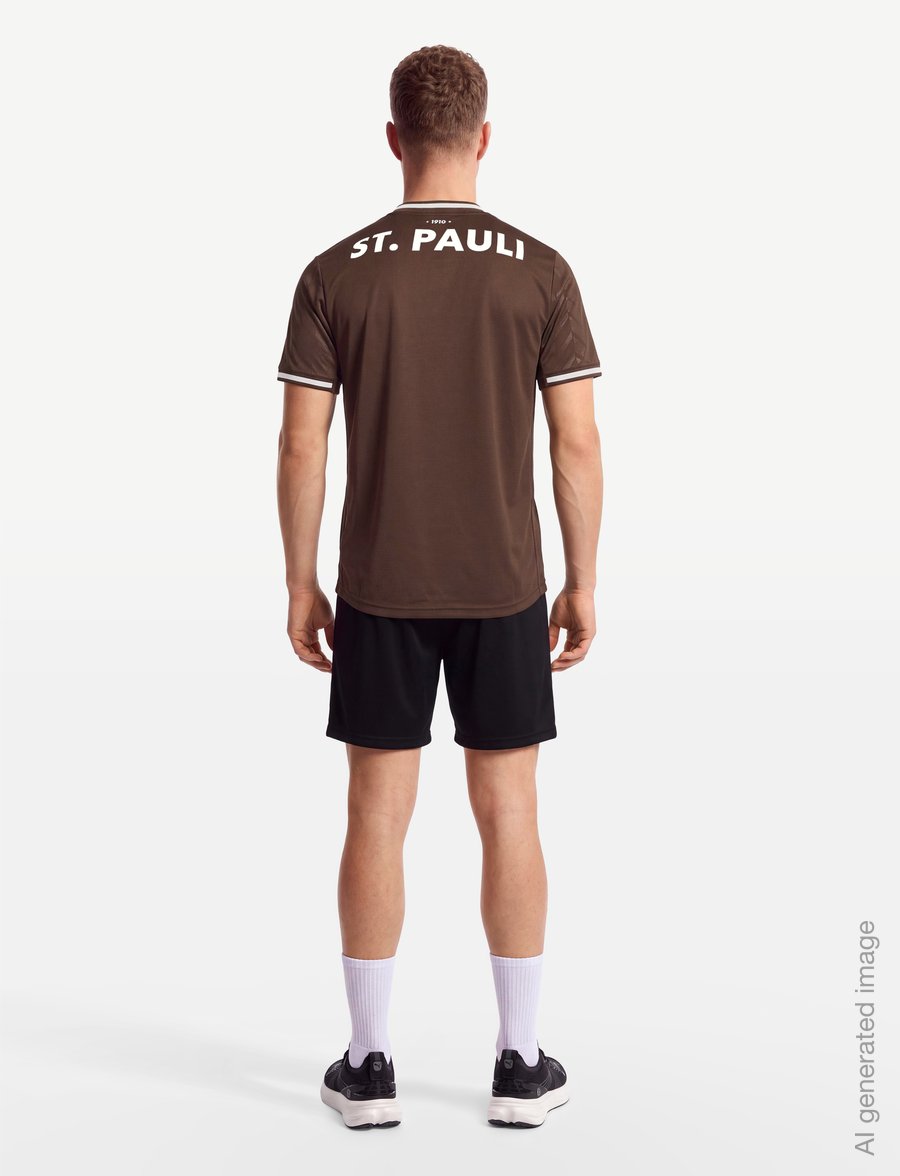 PUMA - FC St. Pauli Home Jersey Replica - koszulki piłkarskie - espresso brown-puma white - 4