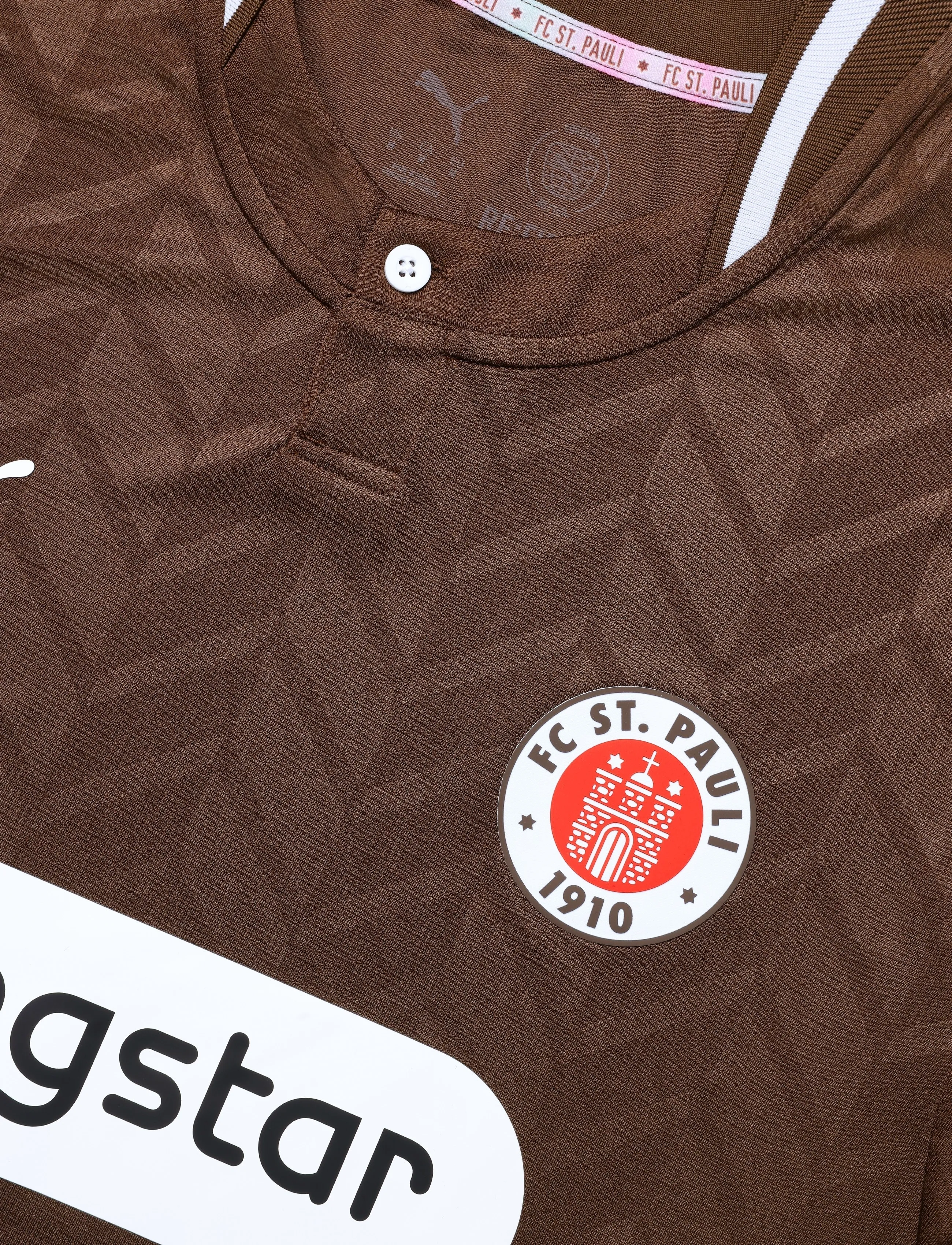 PUMA - FC St. Pauli Home Jersey Replica - espresso brown-puma white - 2