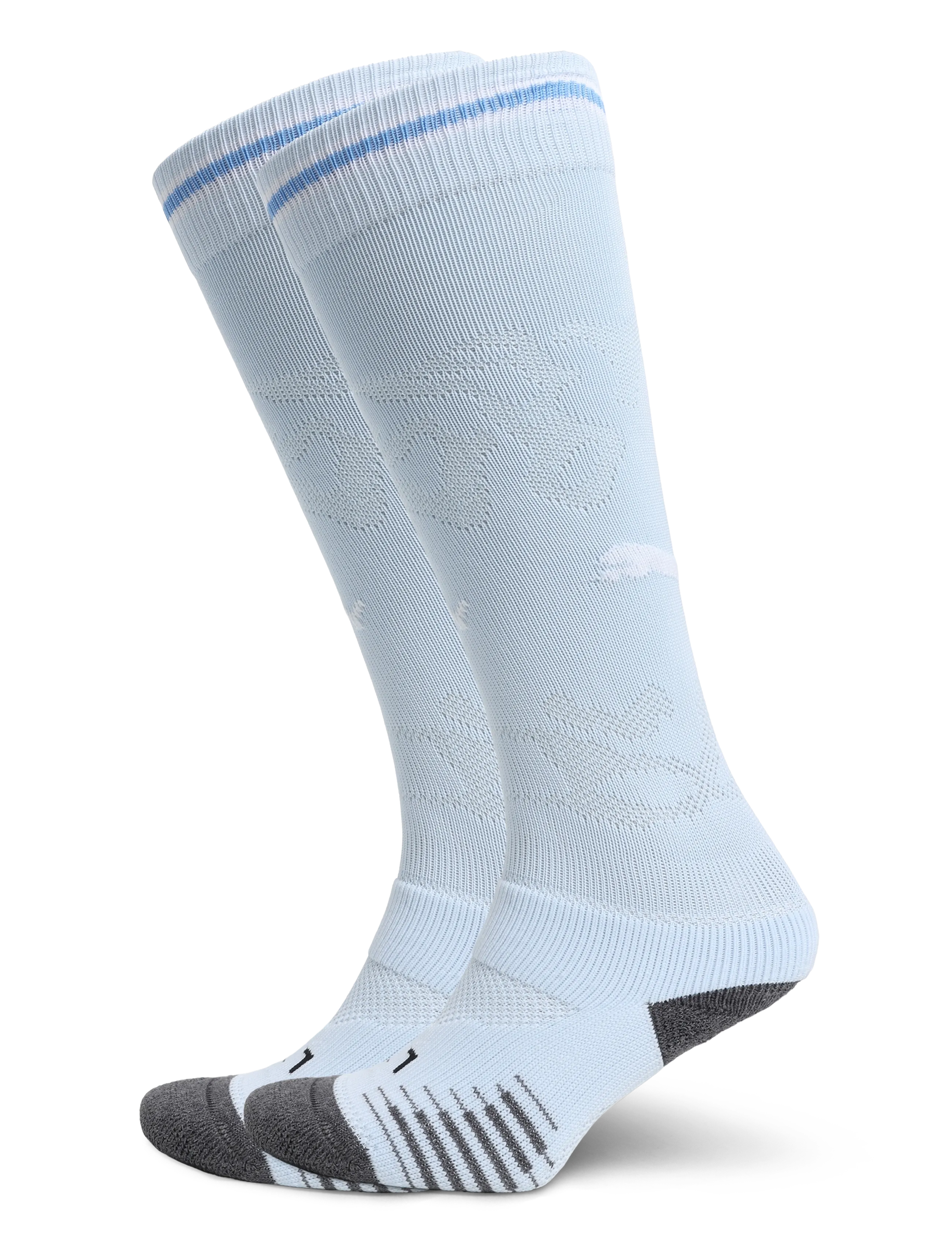 PUMA MCFC Graphic Socks Replica - Fodboldsokker - ICY BLUE-TEAM LIGHT BLUE / blue