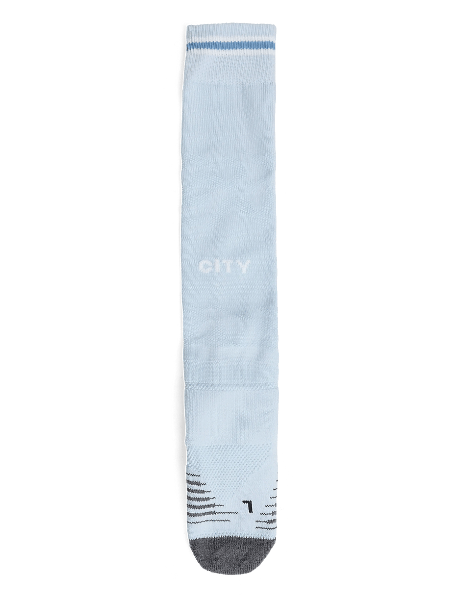PUMA - MCFC Graphic Socks Replica - fodboldsokker - icy blue-team light blue - 2