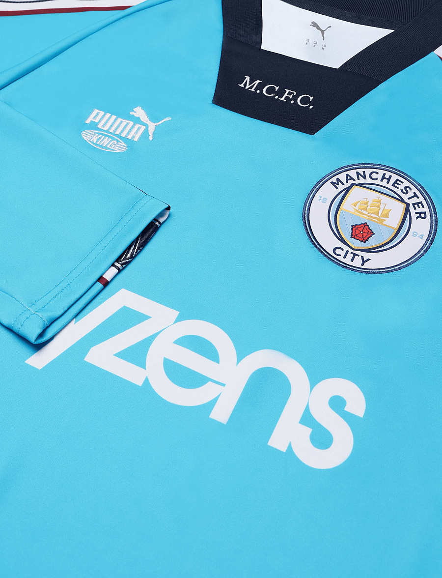 PUMA - Manchester City F.C. KING Jersey LS - fußballoberteile - speed blue-puma white - 2