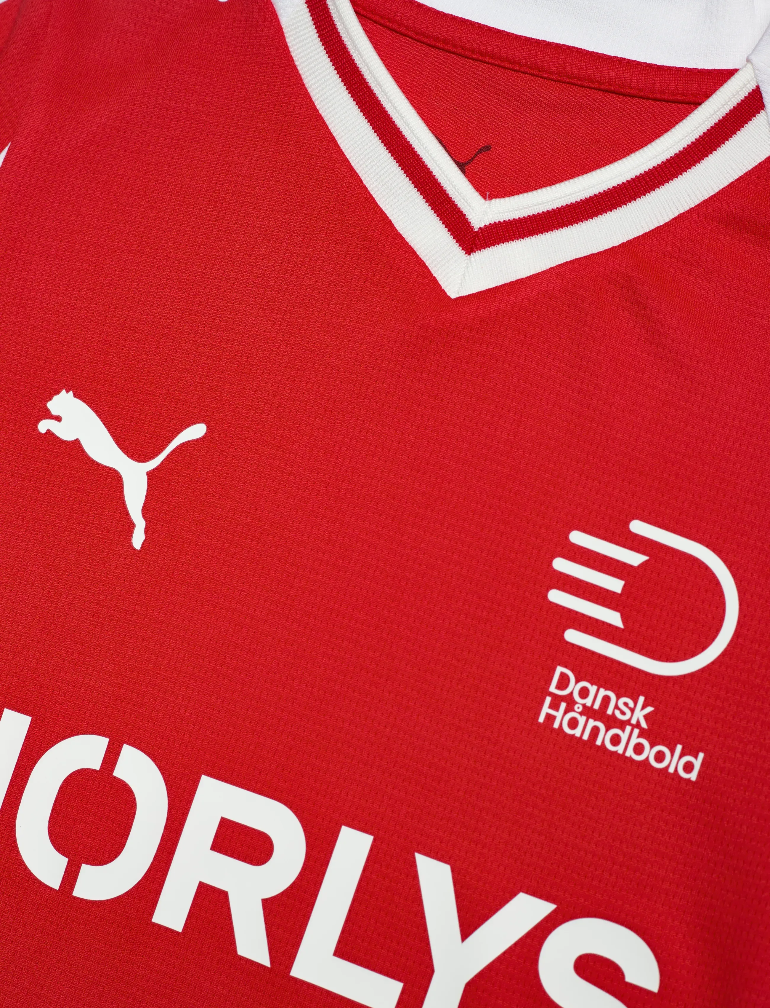 PUMA - DHF Home Jersey JR - kortærmede t-shirts - puma red-puma white - 2
