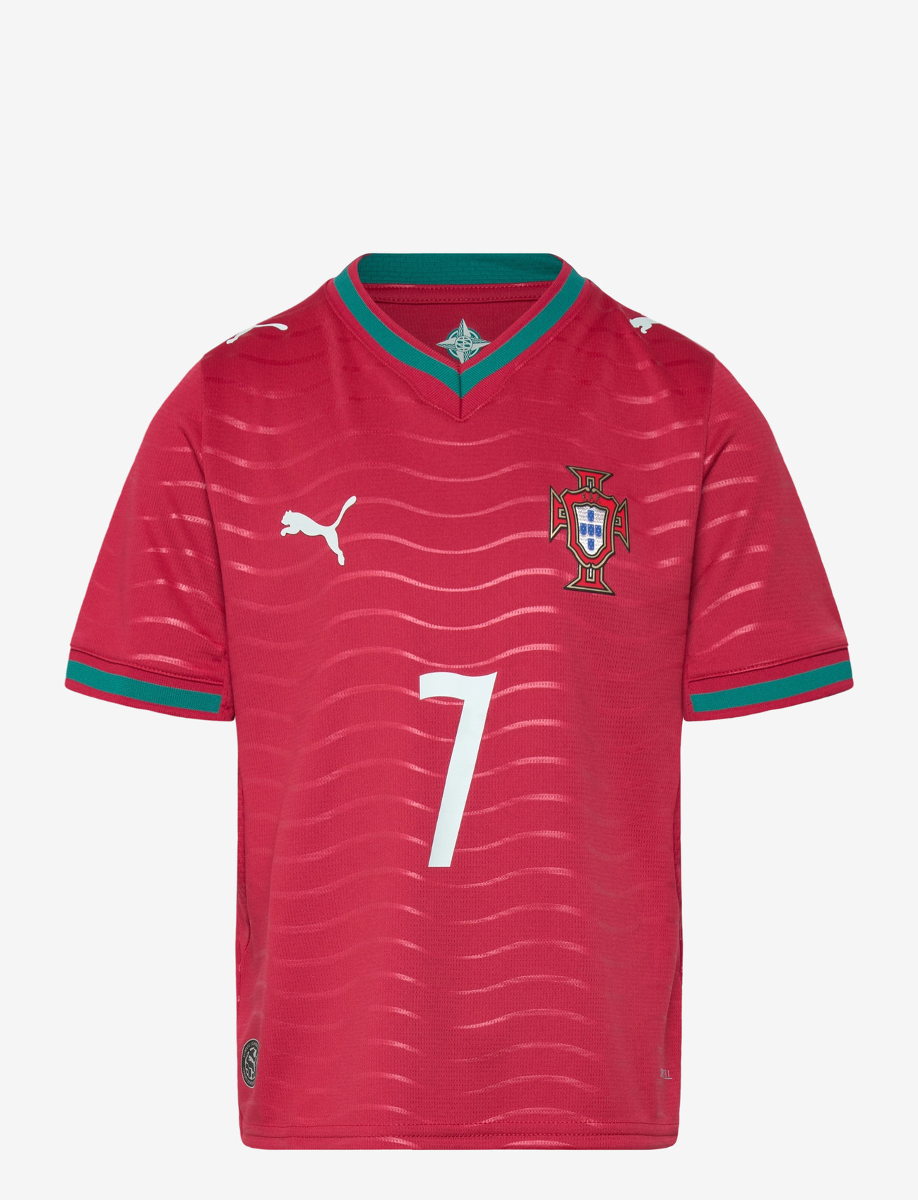 PUMA - FPF Home Jersey Replica Jr Player - sports tops - club red-green lagoon - 0