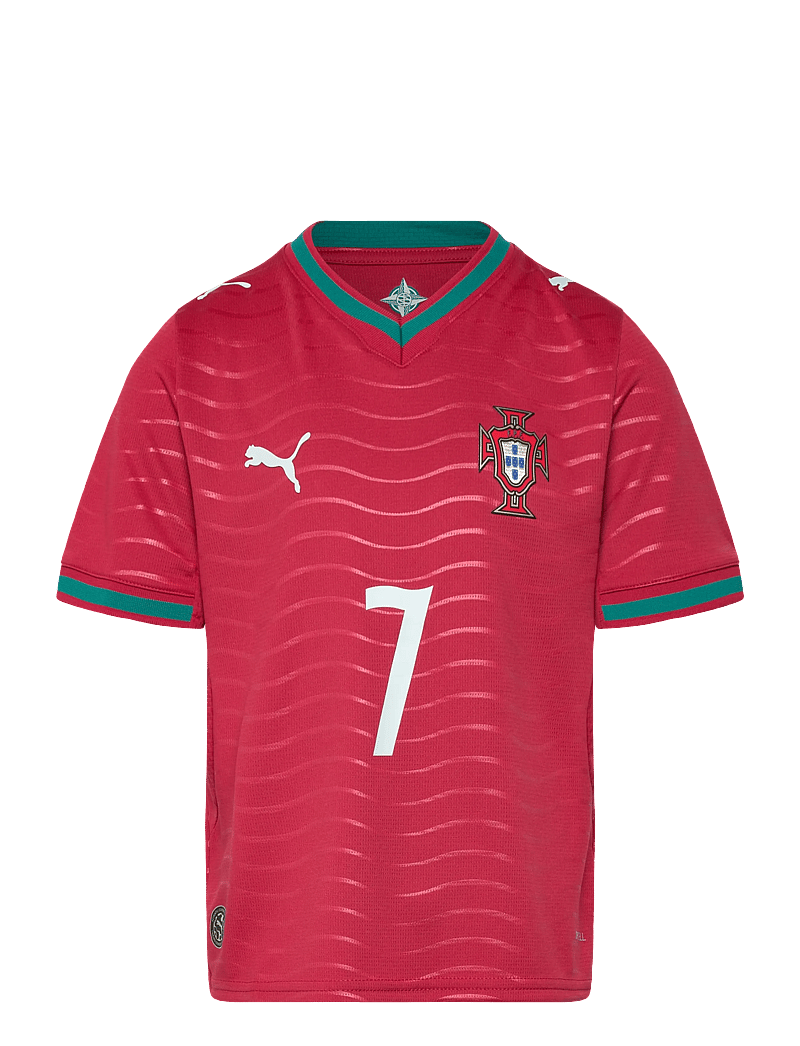 PUMA - FPF Home Jersey Replica Jr Player - sportoberteile - club red-green lagoon - 0