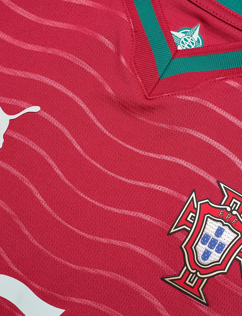 PUMA - FPF Home Jersey Replica Jr Player - sportoberteile - club red-green lagoon - 2
