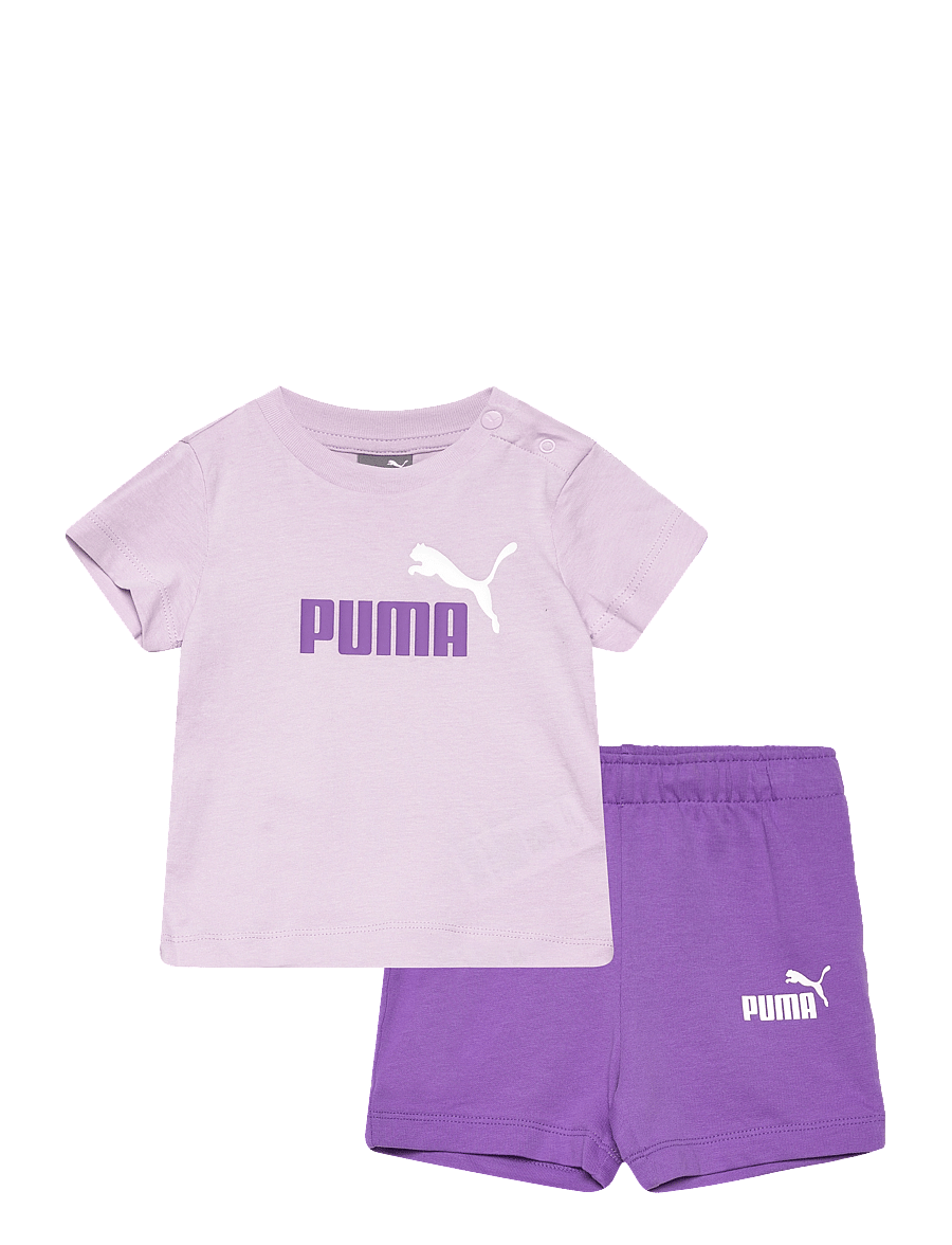 PUMA - Minicats Tee & Shorts Set - grape mist - 0