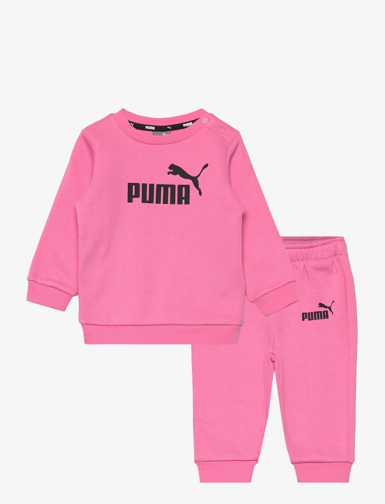 PUMA - Minicats ESS Crew Jogger FL - kläder - fast pink - 0