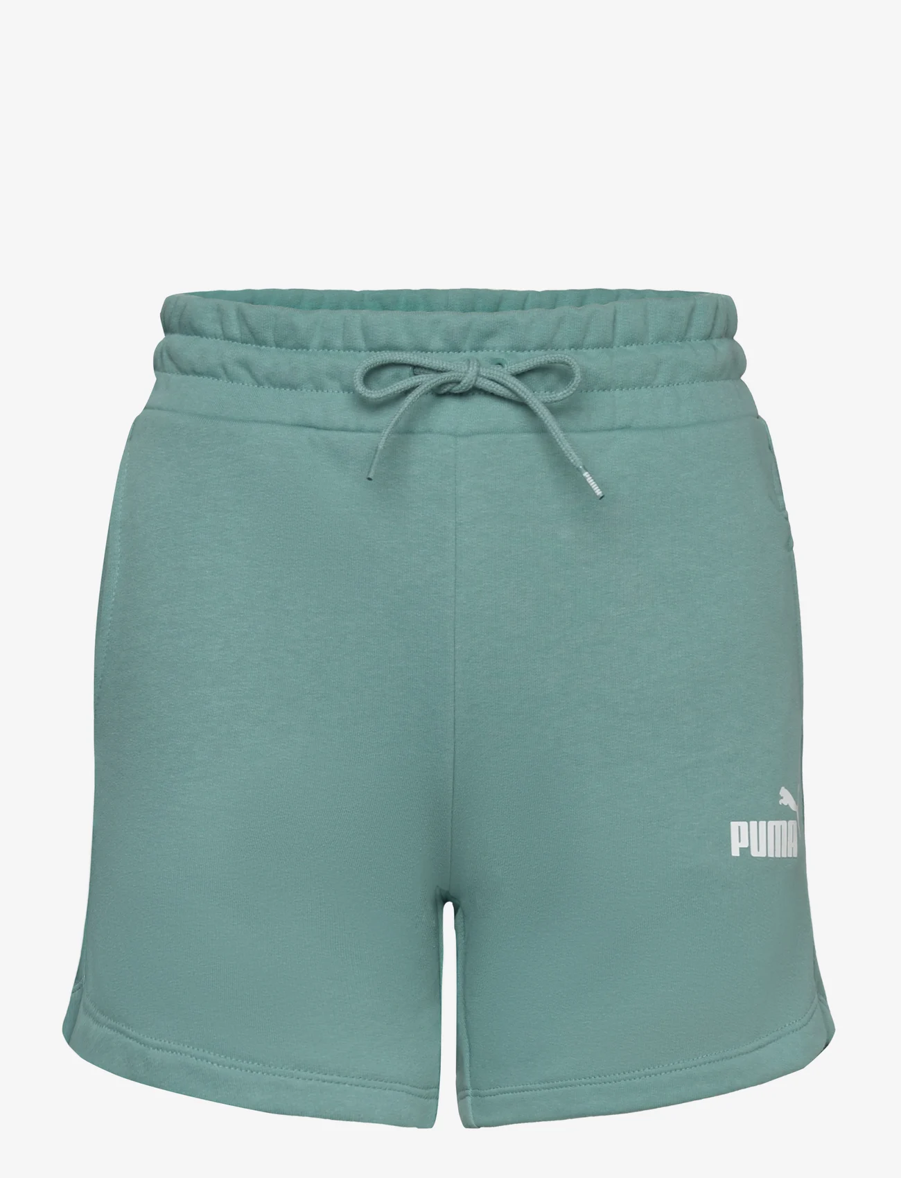 PUMA - ESS 5" High Waist Shorts TR - sweatshorts - adriatic - 0
