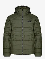 ESS Hooded Padded Jacket - MYRTLE