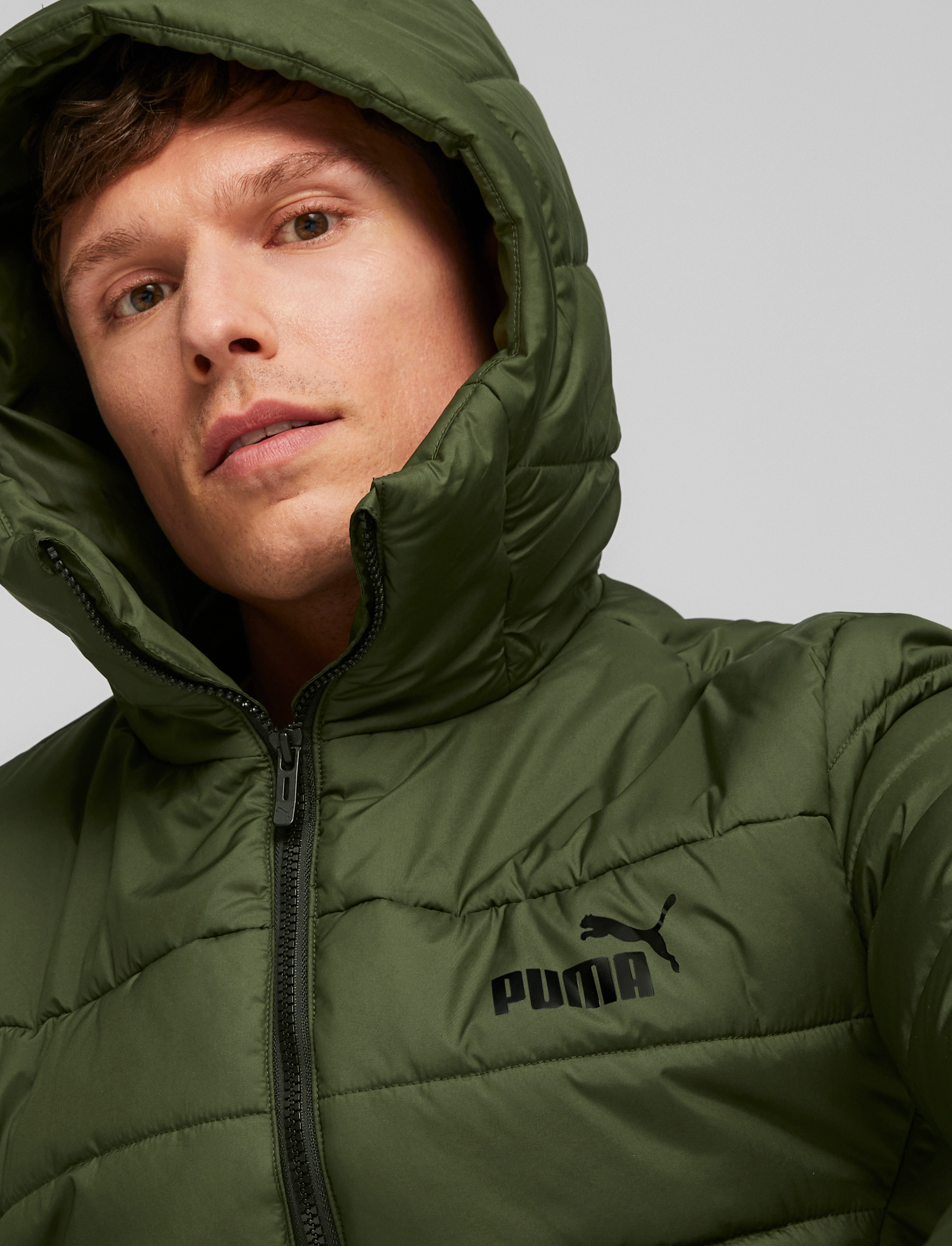 PUMA - ESS Hooded Padded Jacket - myrtle - 4