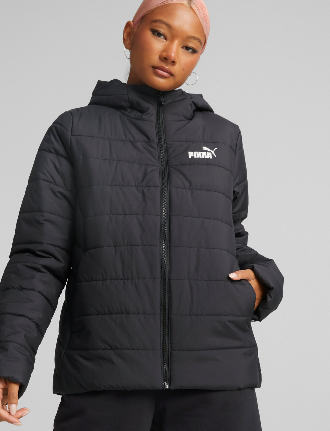 PUMA Ess Hooded Padded Jacket - CHF99. Kaufen Sie von PUMA online unter  Boozt.com Switzerland. Schnelle Lieferung und einfache Retouren