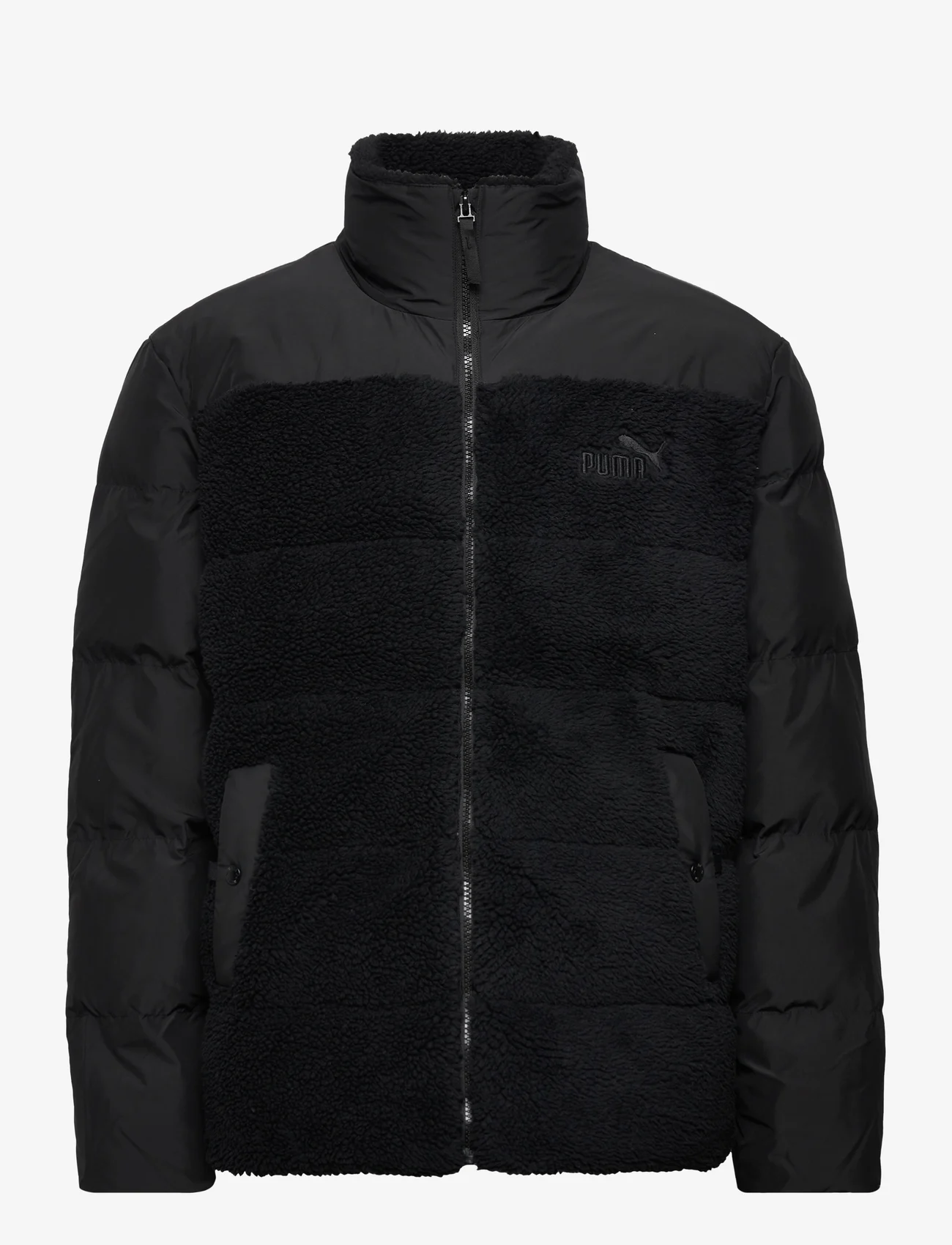 PUMA - Sherpa Puffer - mid layer jackets - puma black - 0
