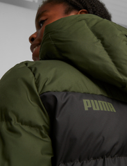 PUMA - Colourblock Polyball Hooded Jacket - pūkinės striukės - puma black-myrtle - 4
