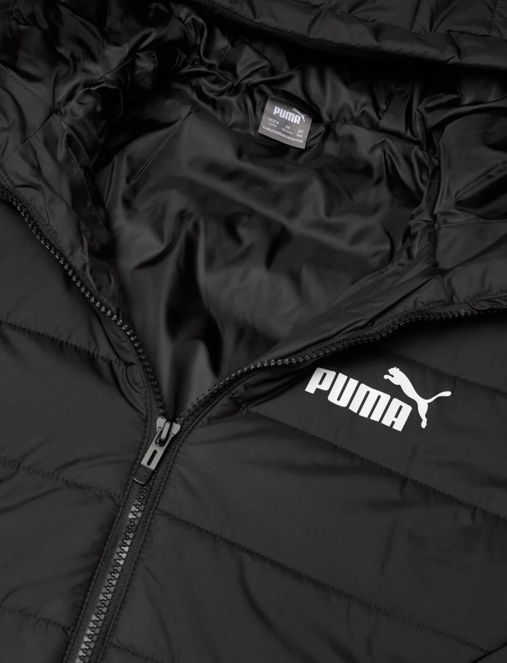 PUMA - ESS Hooded Padded Coat - paksud joped - puma black - 2