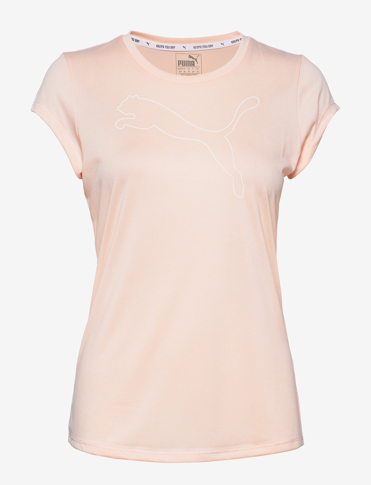 Active Logo Heather Tee - ROSEWATER HEATHER