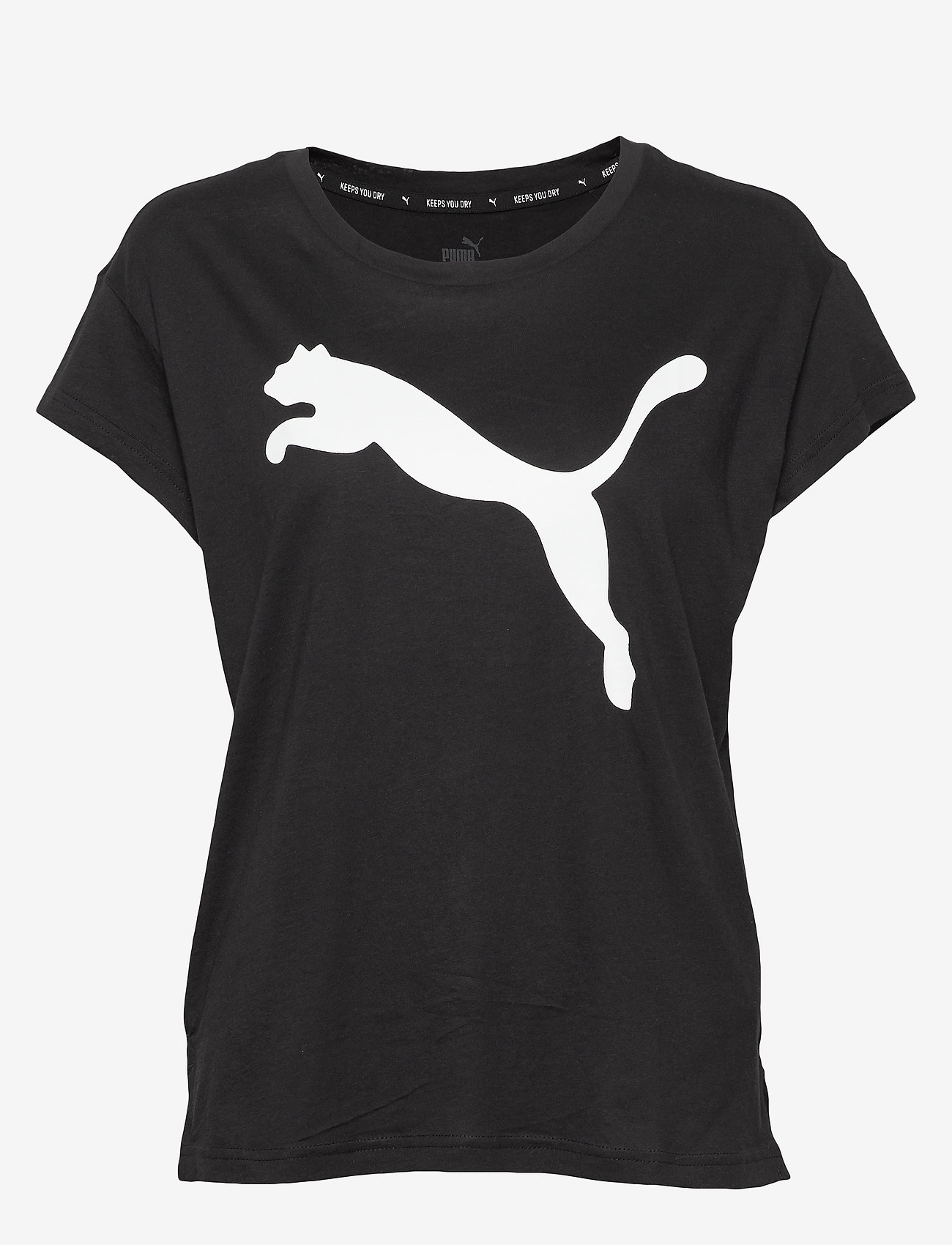 PUMA - Active Logo Tee - cotton black - 0