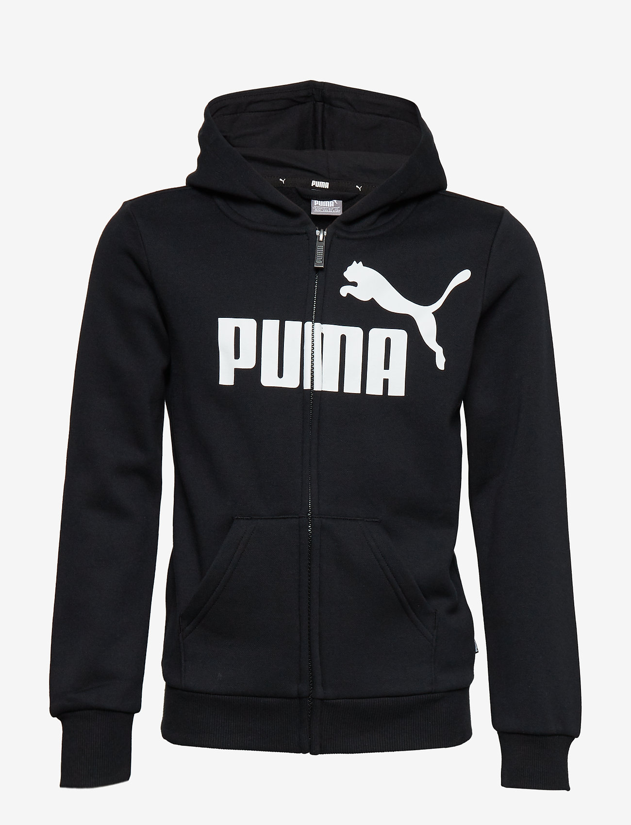 ESS Logo Hooded Jacket FL B - COTTON BLACK