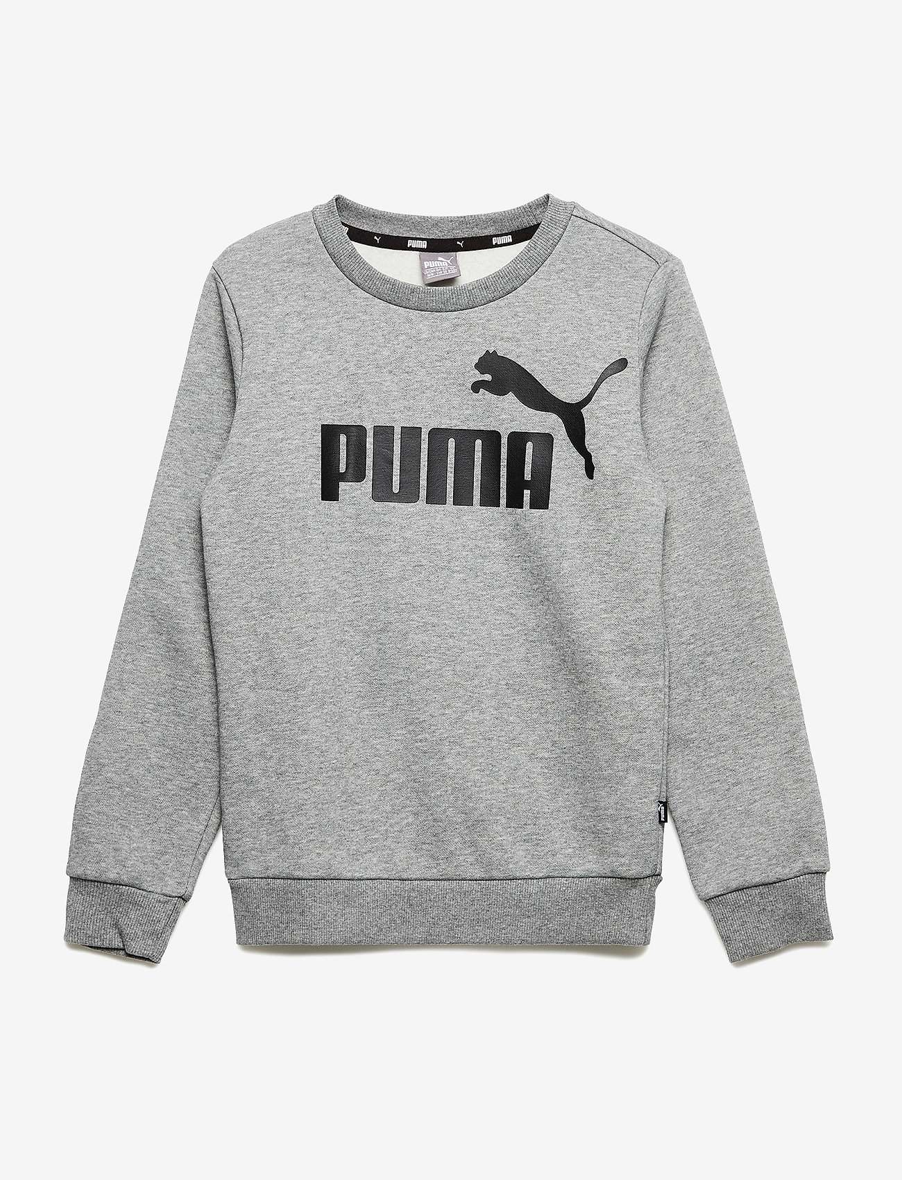 PUMA - ESS Logo Crew Sweat FL B - medium gray heather - 0