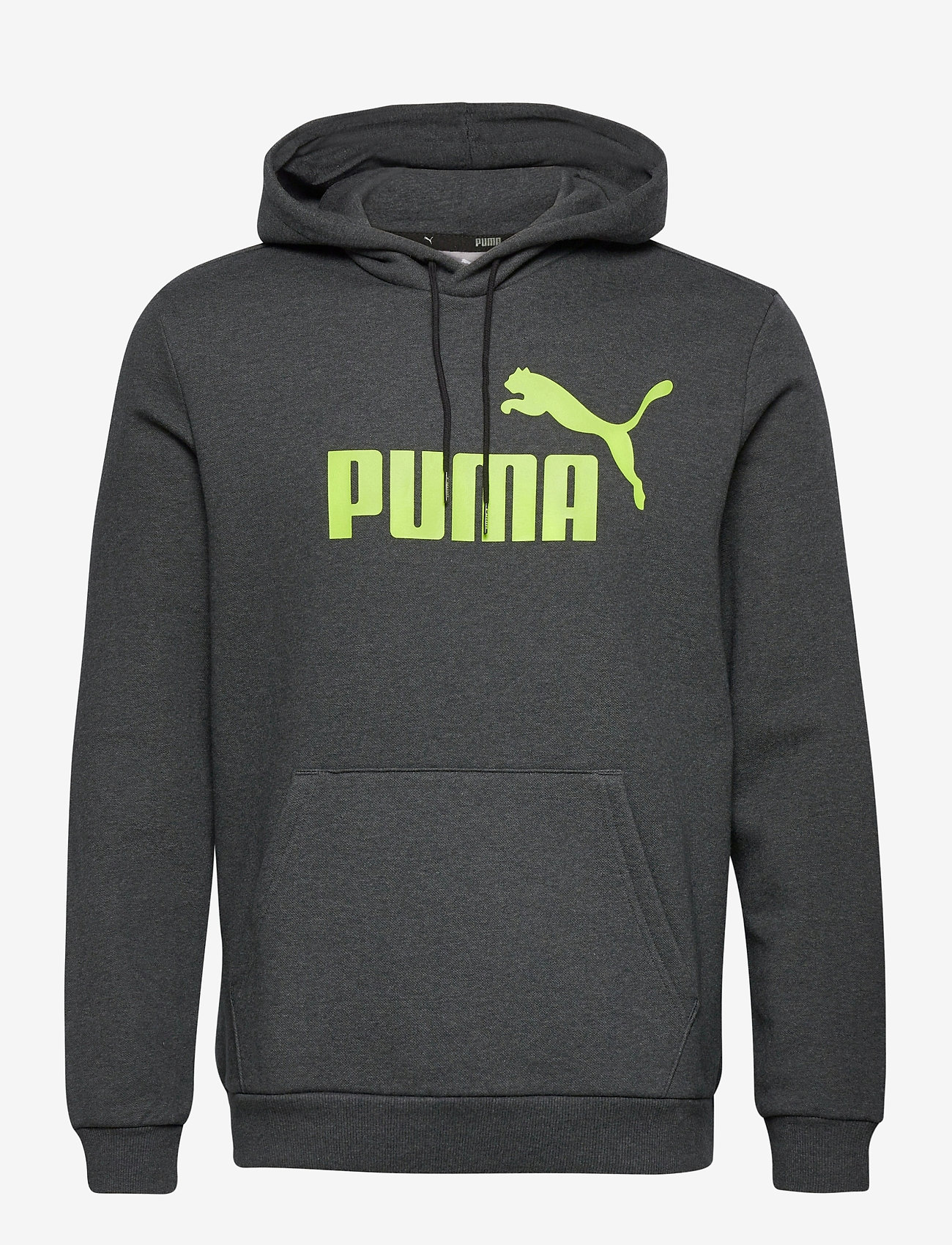 ESS+ Hoody FL - PUMA BLACK-SHARP GREEN