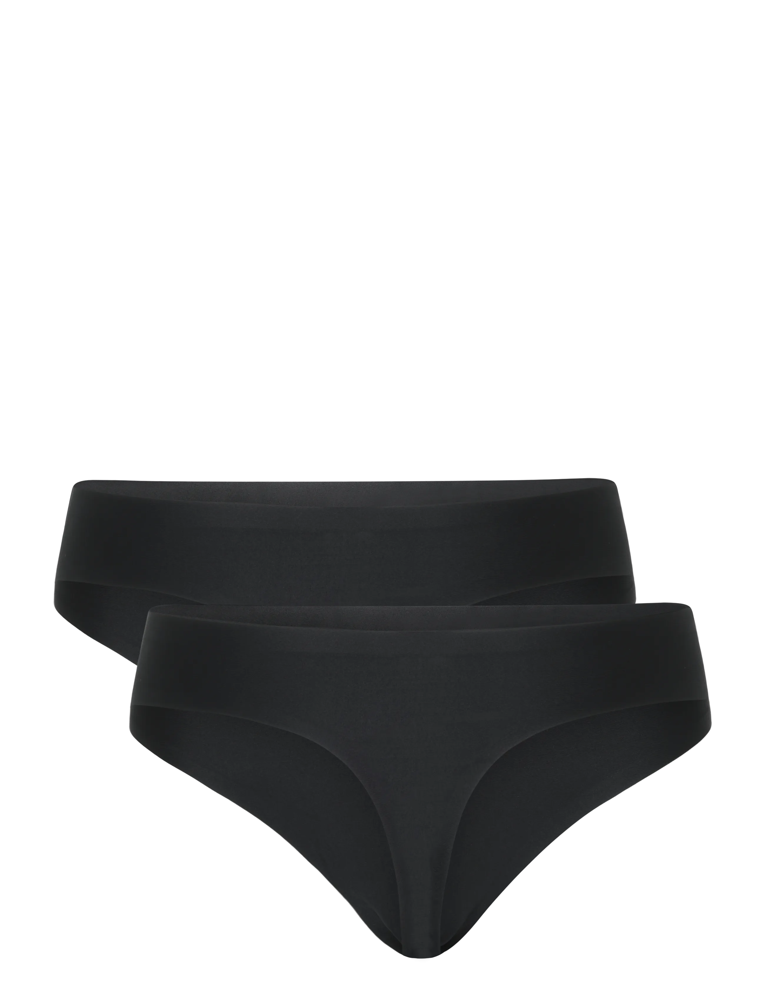 Pure lime - Invisible Microfiber Thong 2 Pack - lowest prices - black/black - 1