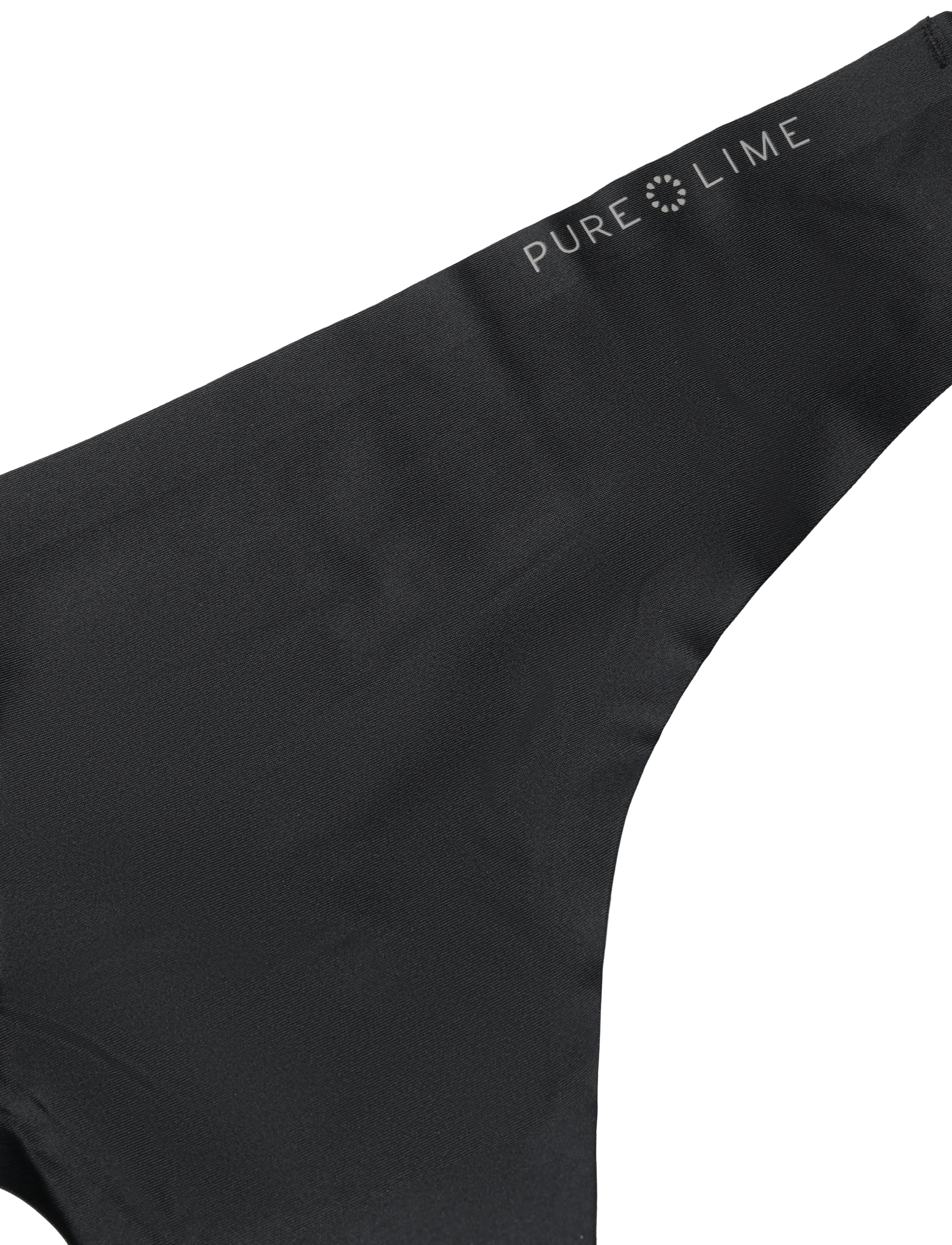 Pure lime - Invisible Microfiber Thong 2 Pack - lowest prices - black/black - 2