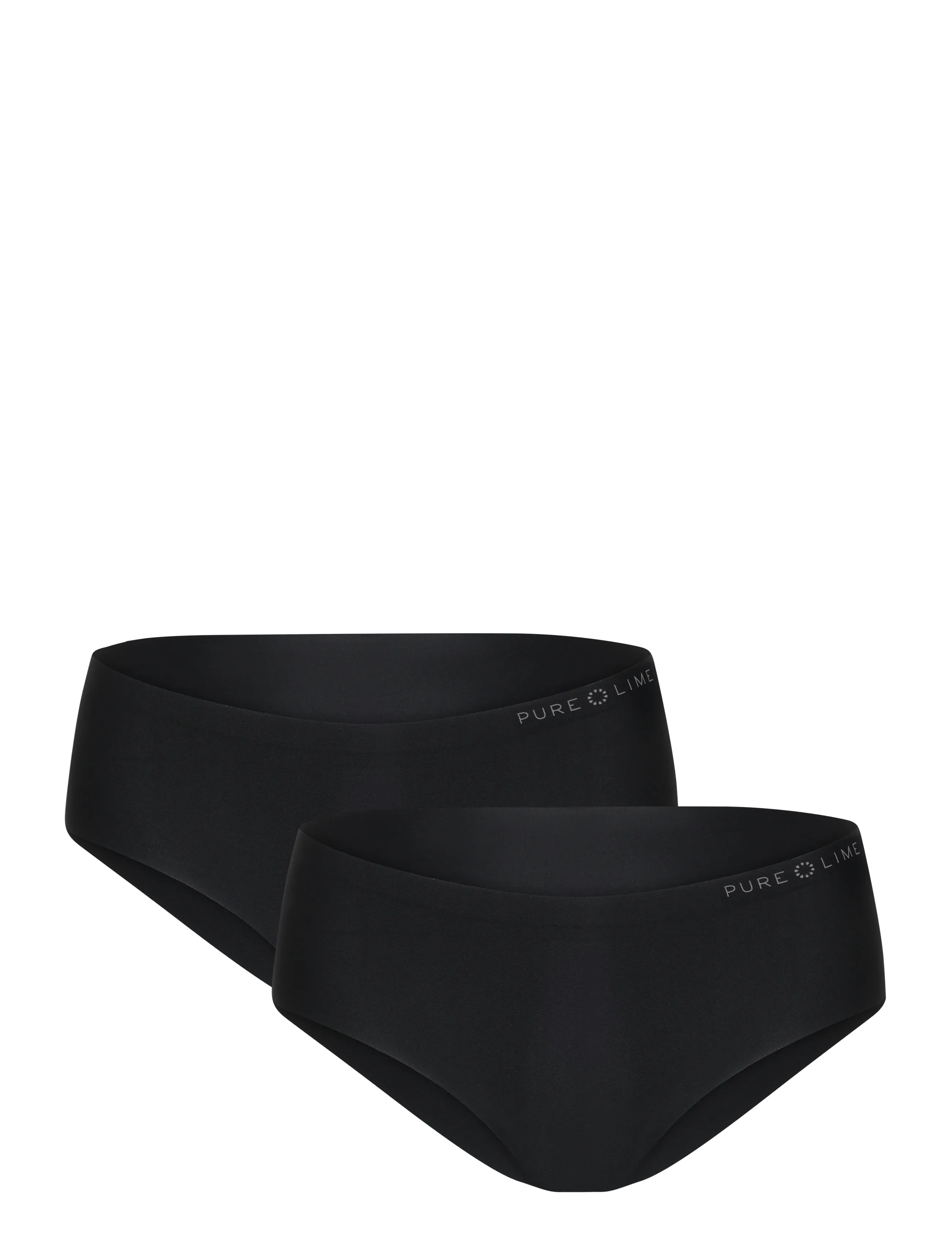Pure lime Invisible Microfiber Hipster 2 Pack - Pure lime - BLACK/BLACK / black