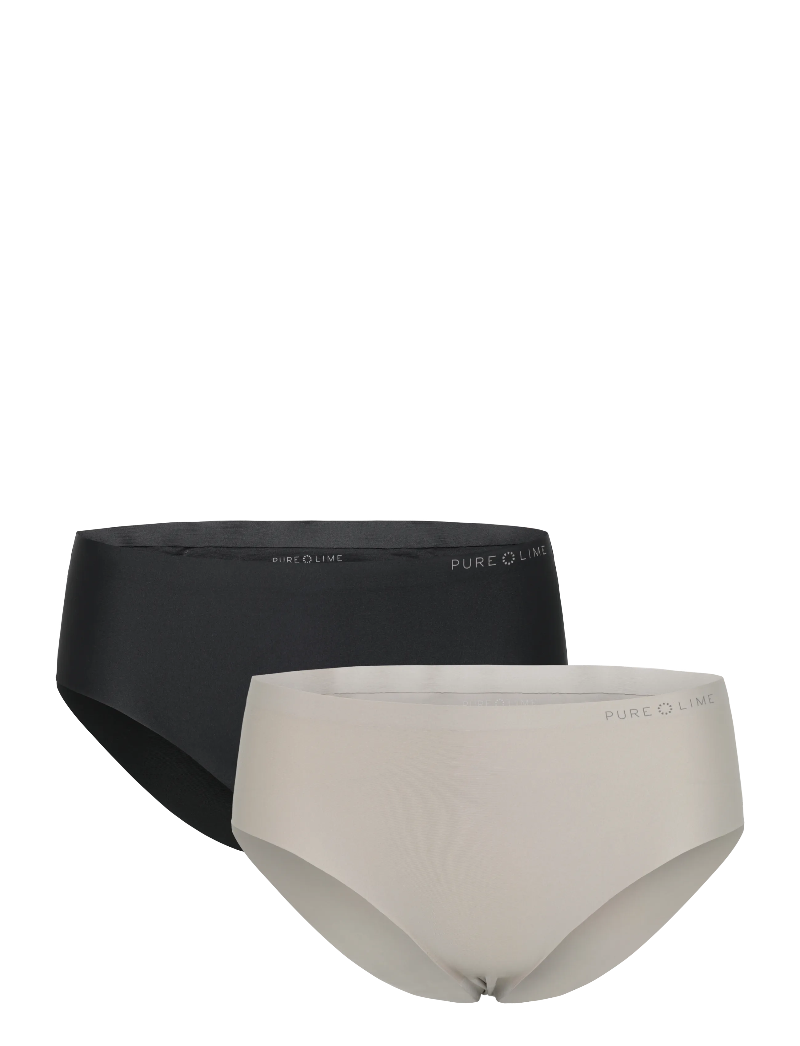 Pure lime Invisible Microfiber Hipster 2 Pack - Pure lime - LIGHT SAND/BLACK / beige