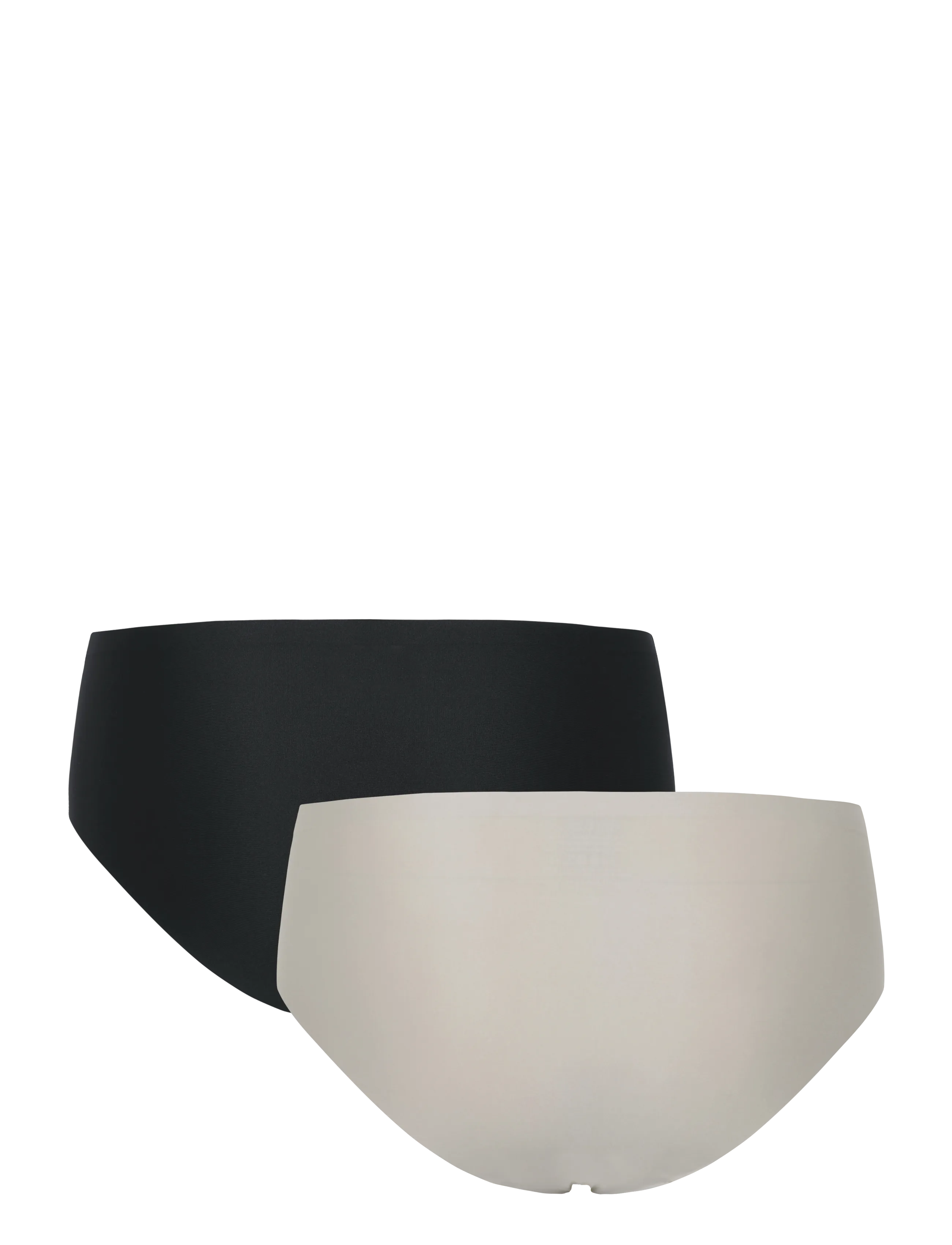 Pure lime - Invisible Microfiber Hipster 2 Pack - seamless panties - light sand/black - 1