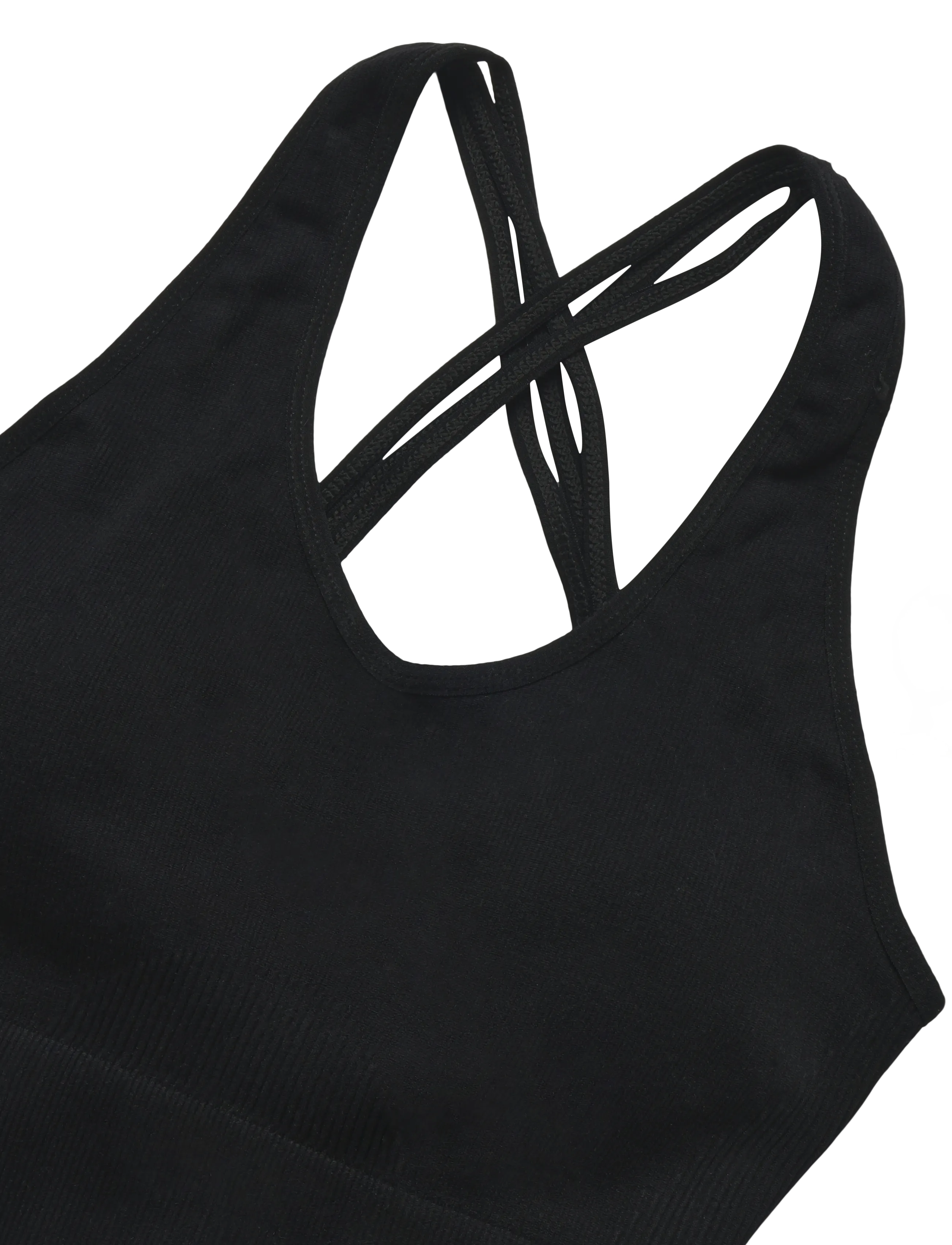 Pure lime - Seamless Rib Top - laveste priser - black - 2