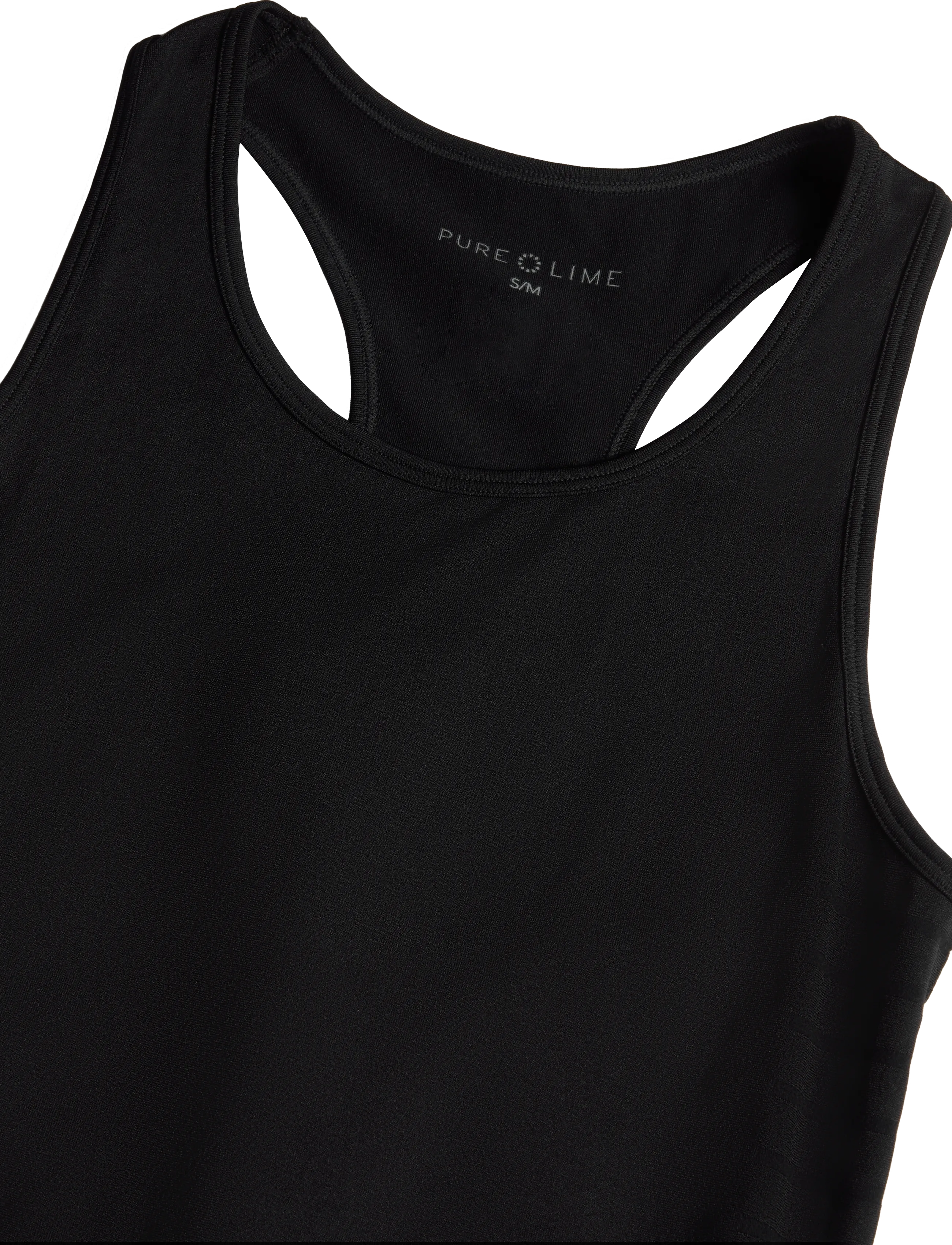 Pure lime - Seamless Tank Top - lägsta priserna - black - 2