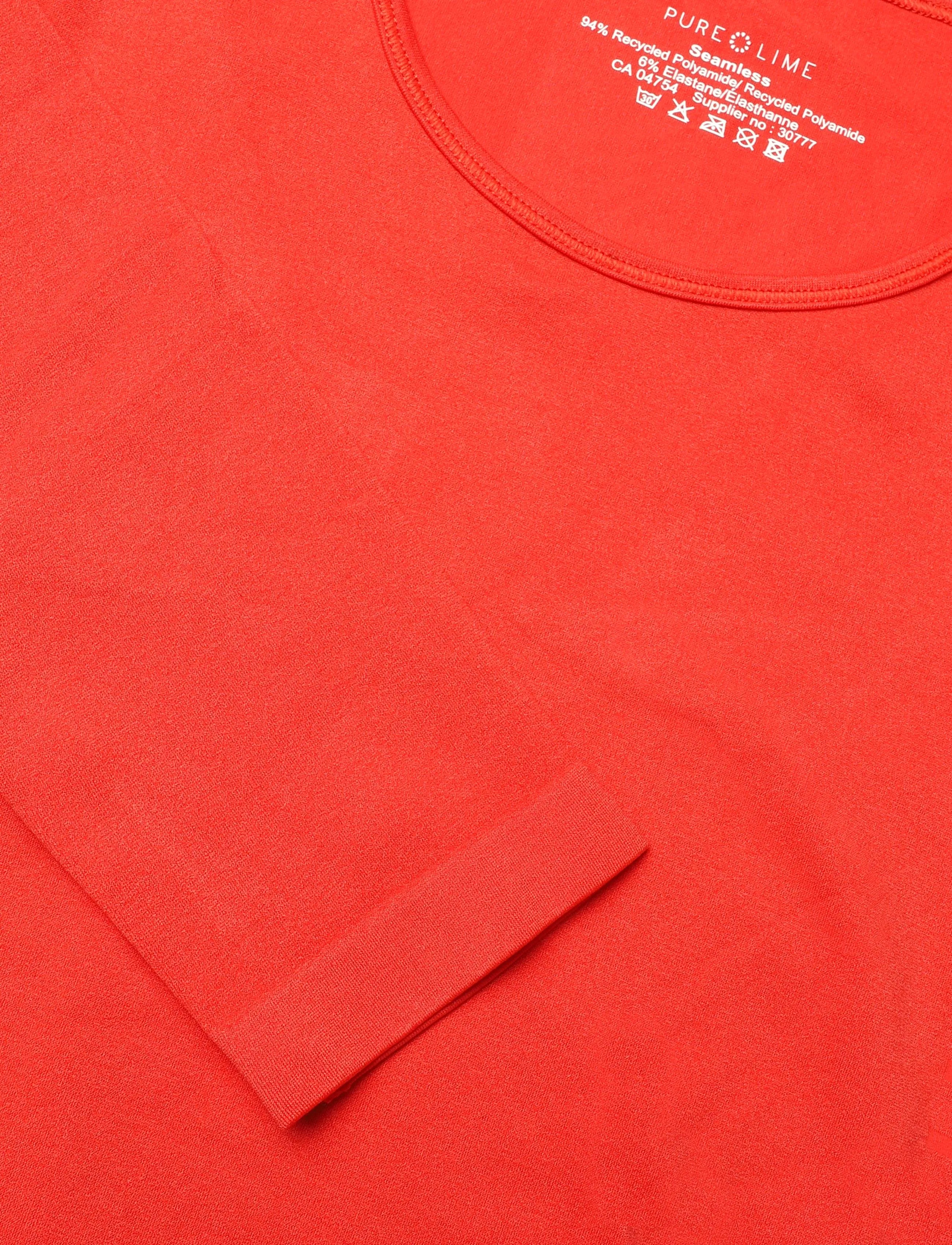 Pure lime - Seamless Longsleeve Tee - efterårstøj - fiesta - 2