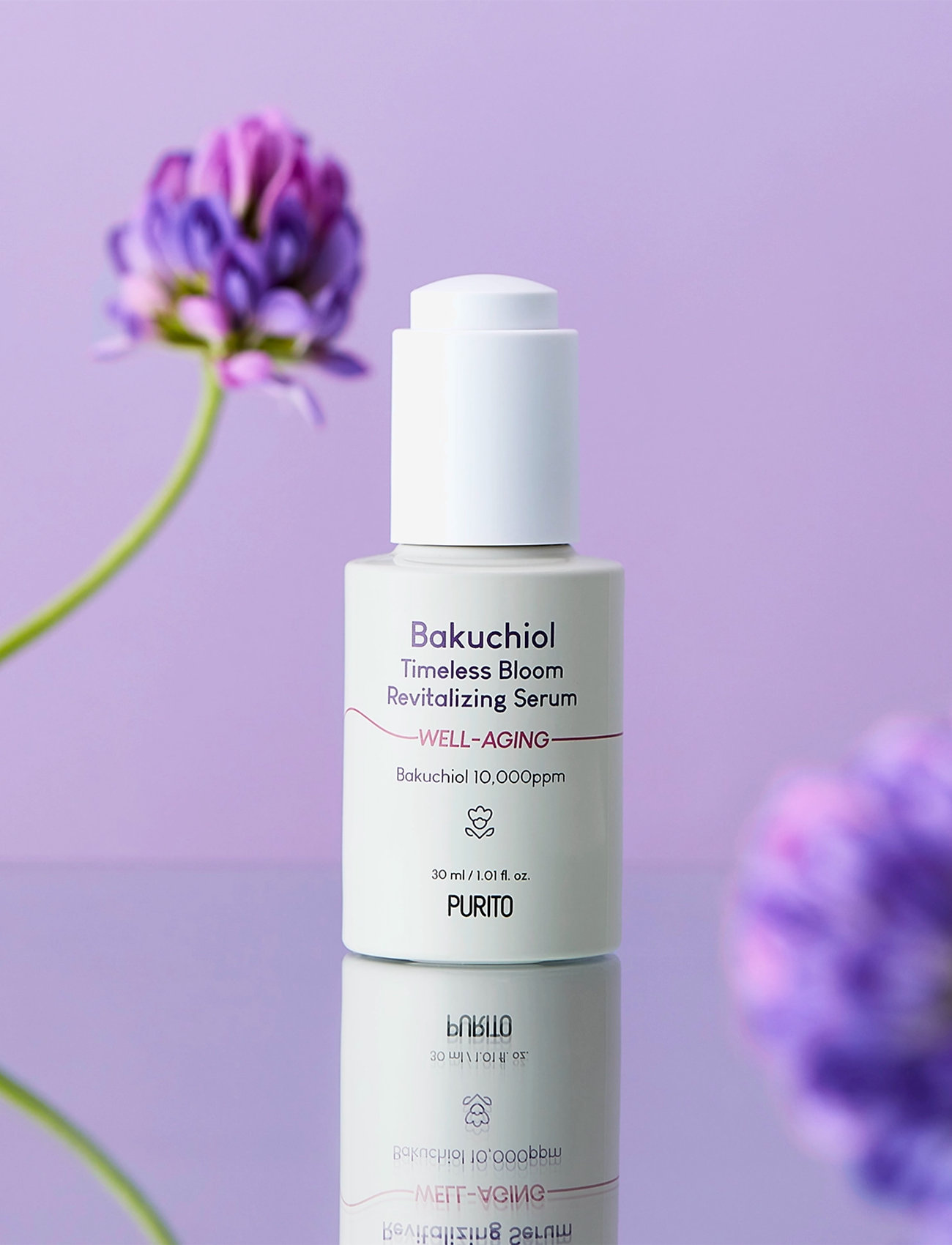 Purito - Bakuchiol Timeless Bloom Revitalizing Serum - serum - clear - 1