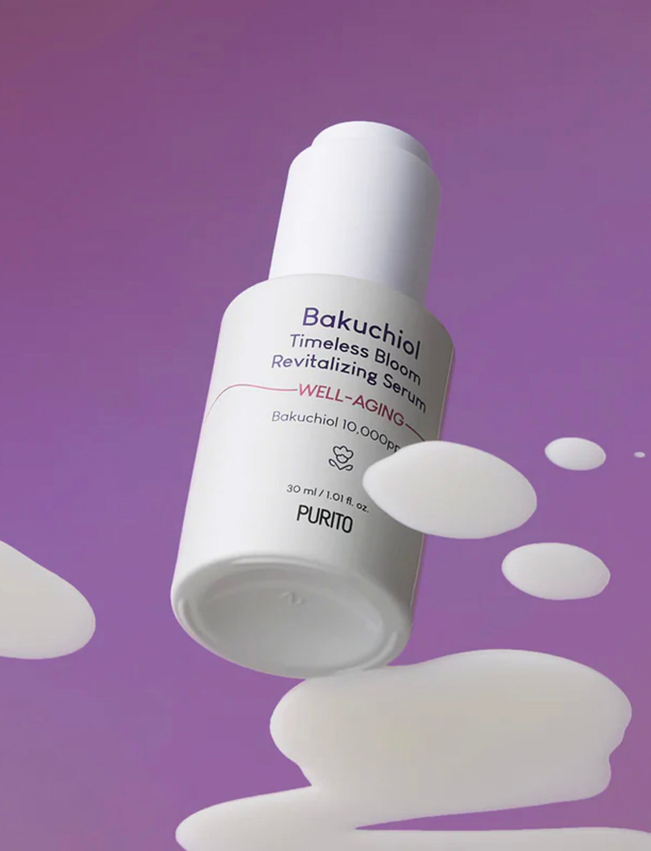 Purito - Bakuchiol Timeless Bloom Revitalizing Serum - serum - clear - 2