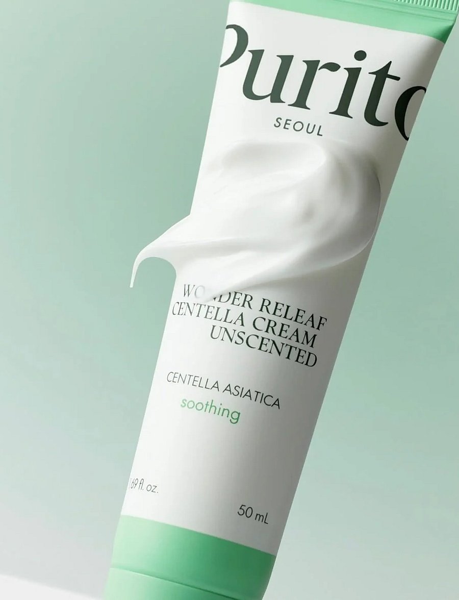 Purito Seoul - Wonder Releaf Centella Cream Unscented - päevakreemid - clear - 2