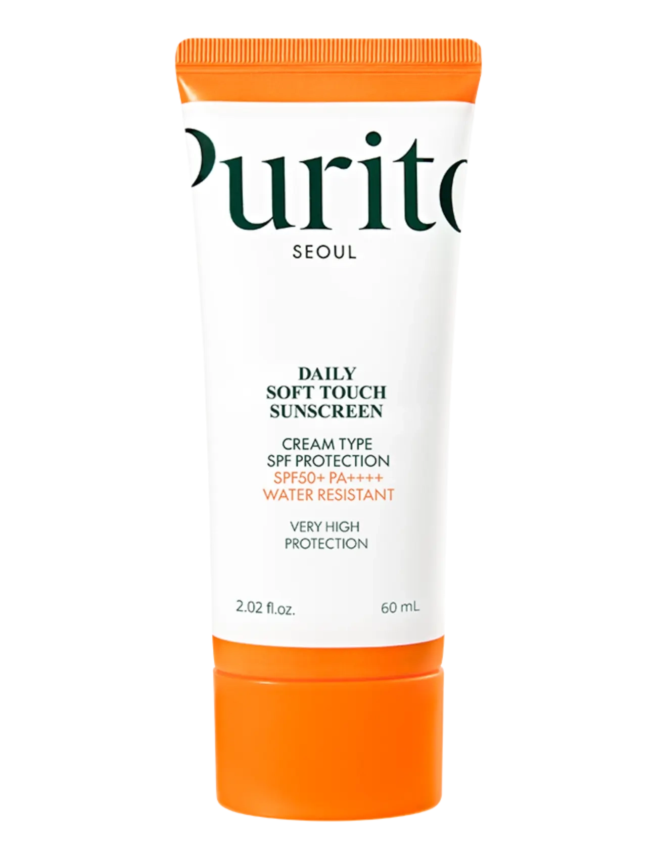 Purito Seoul Daily Soft Touch Suncreen Spf50+ Pa++++, Ansigt, Nude, Str: 60 ml