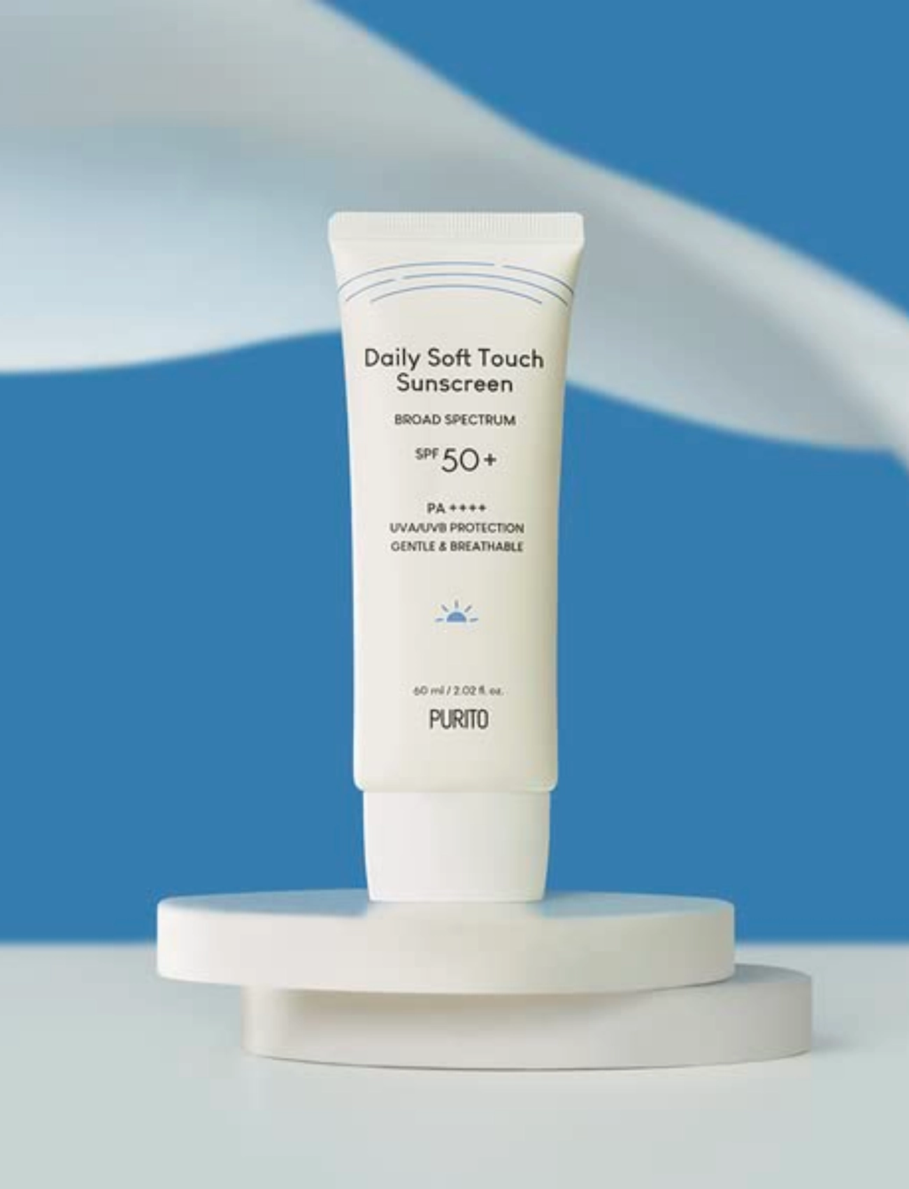 Purito Seoul Daily Soft Touch Suncreen Spf50+ Pa++++ solskydd dam – bild 2
