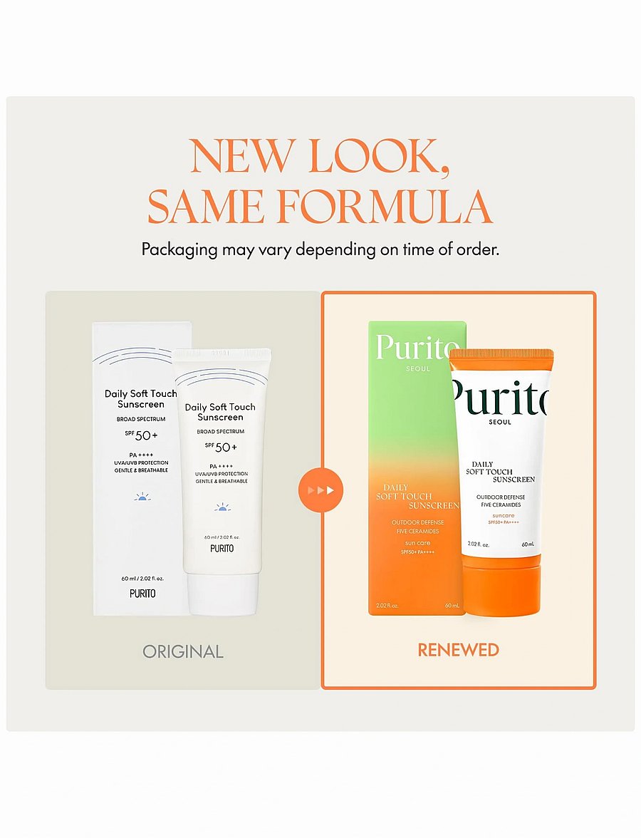 Purito Seoul - Daily Soft Touch Suncreen SPF50+ PA++++ - til ansigtet - clear - 2