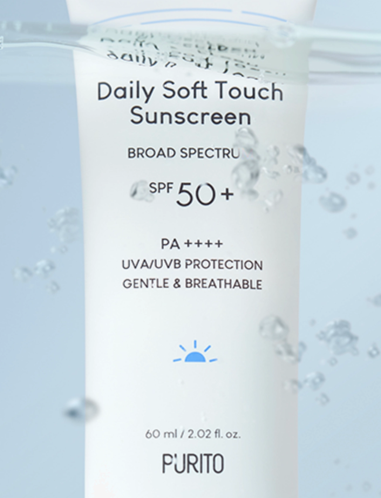 Purito Seoul Daily Soft Touch Suncreen Spf50+ Pa++++ solskydd dam – bild 3