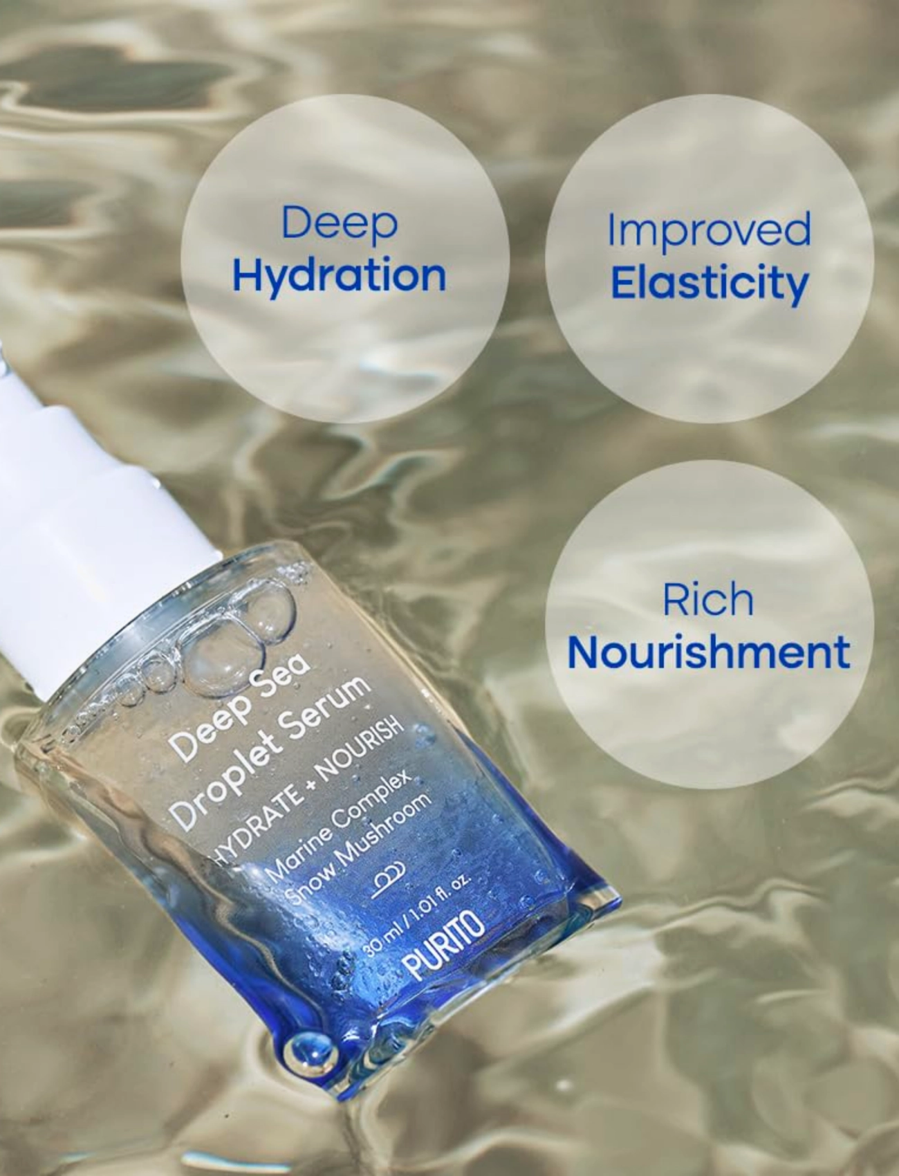 Purito Seoul - Hydro wave deep sea serum - serumi - clear - 2